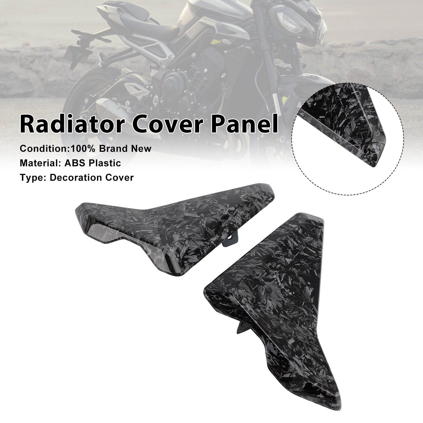 Carénages latéraux de radiateur pour Street Triple 765 R/RS 2023-2025