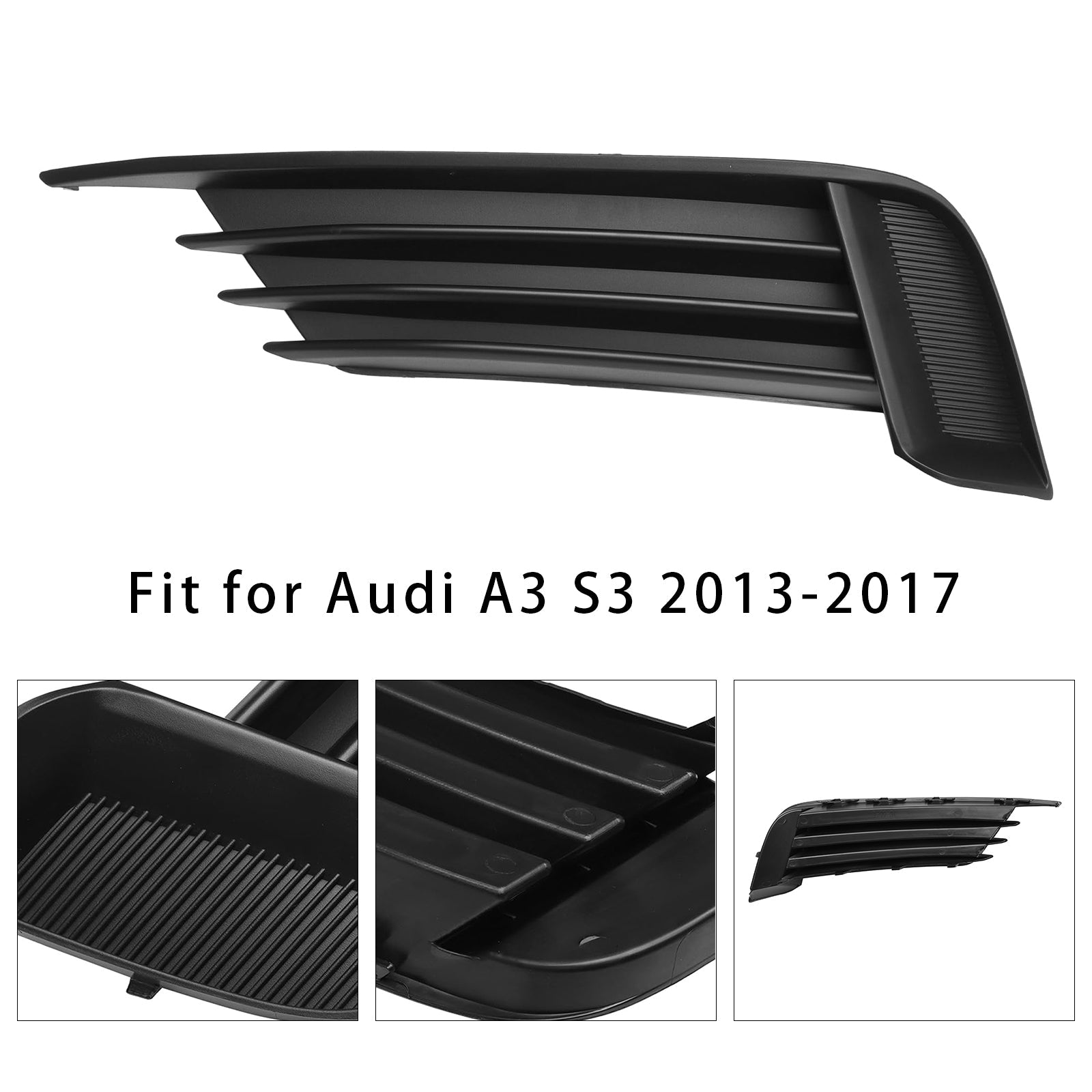 Grille de feu antibrouillard côté gauche pour Audi A3 S3 2013-2017 8V5807681