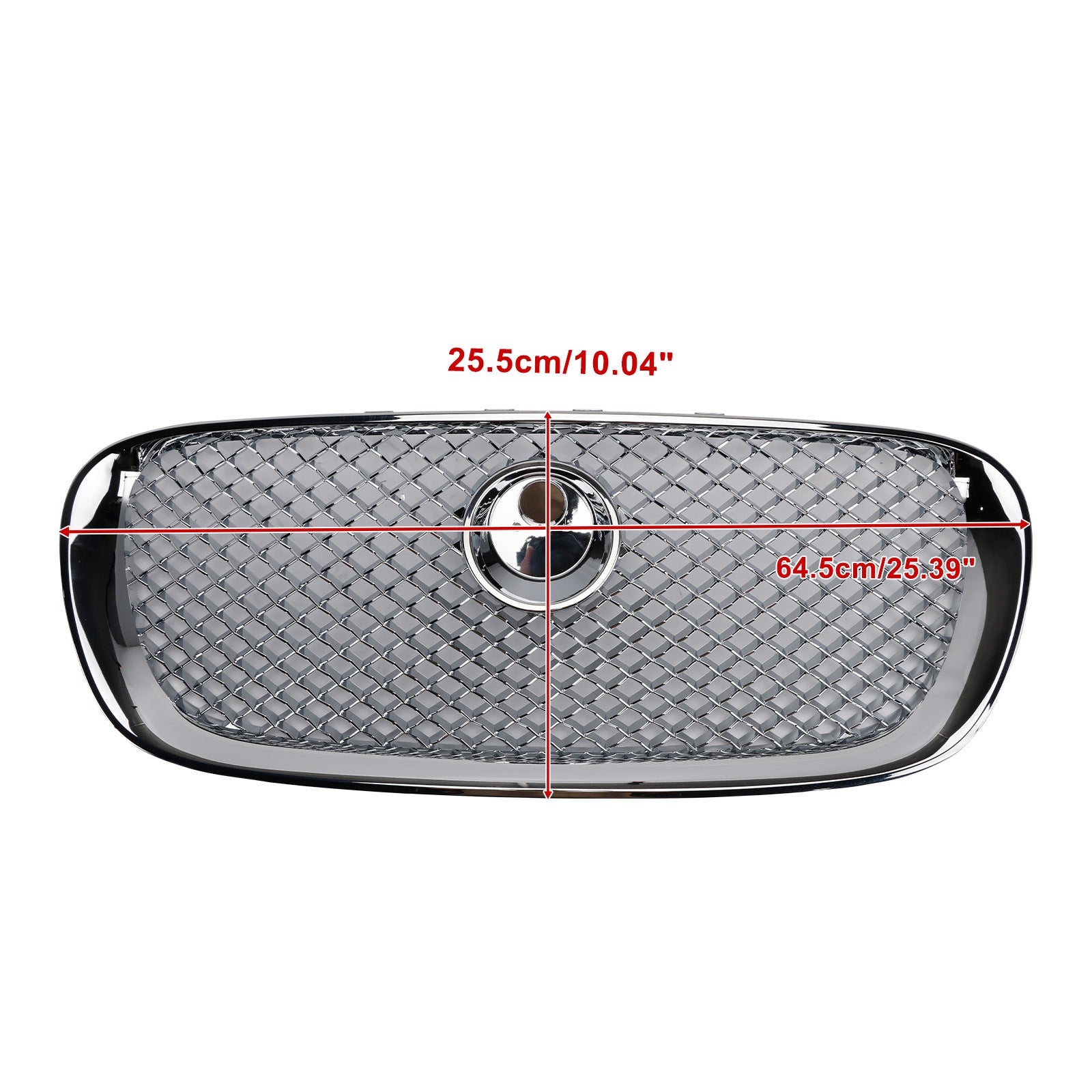 Chromen voorbumpergrille stijl Jaguar XF XF-R 2008-2011