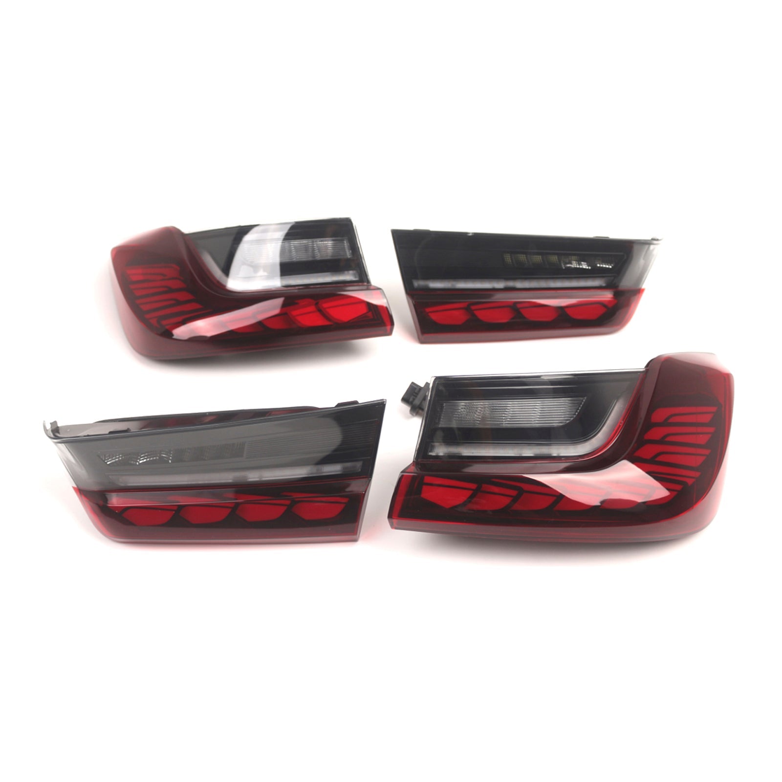 Luci posteriori a LED rosso per BMW 3 G20 G28 G80 M3 2019-2024