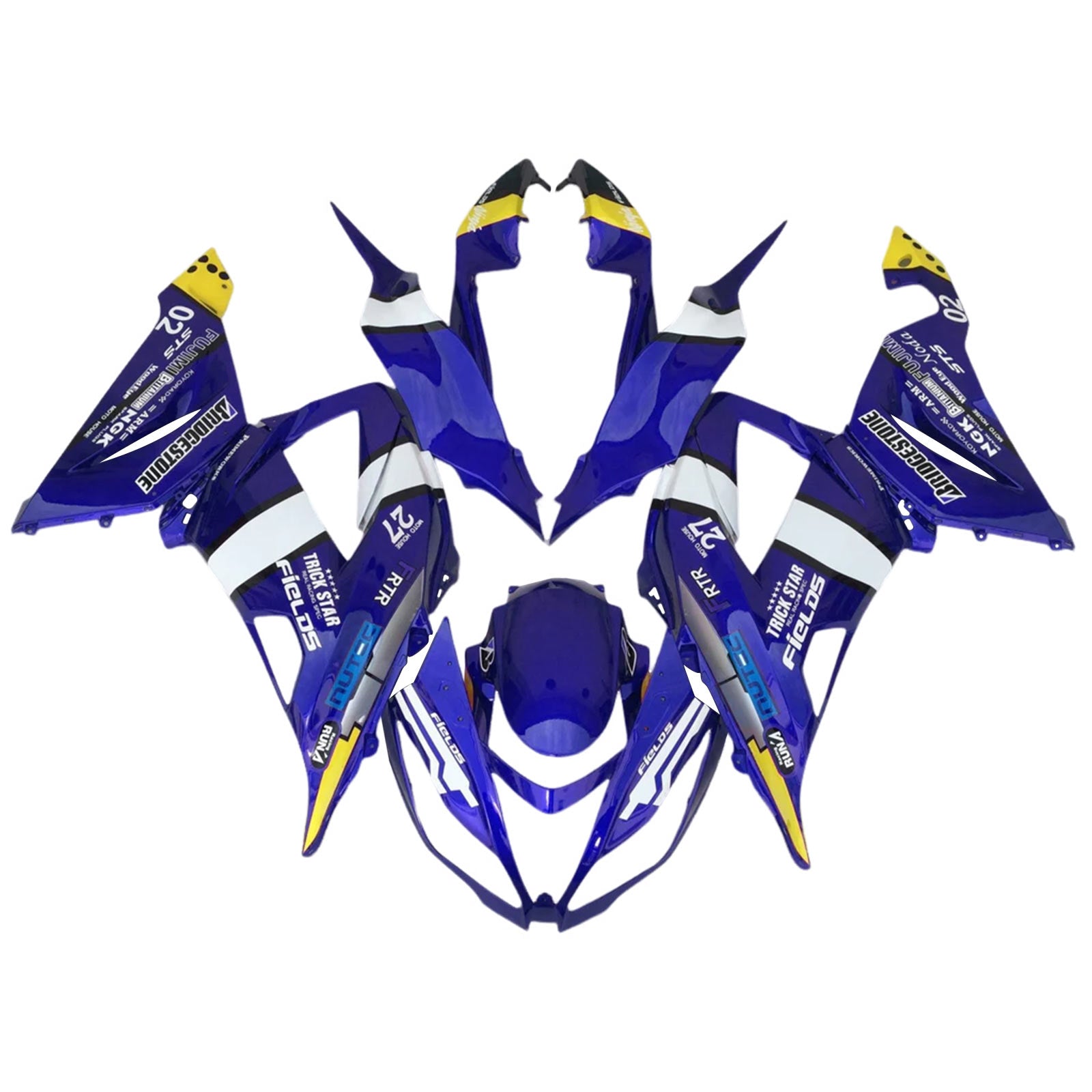 2013-2018 Kawasaki ZX6R 636 Vbrizgavanje kompleta za vbrizgavanje ABS