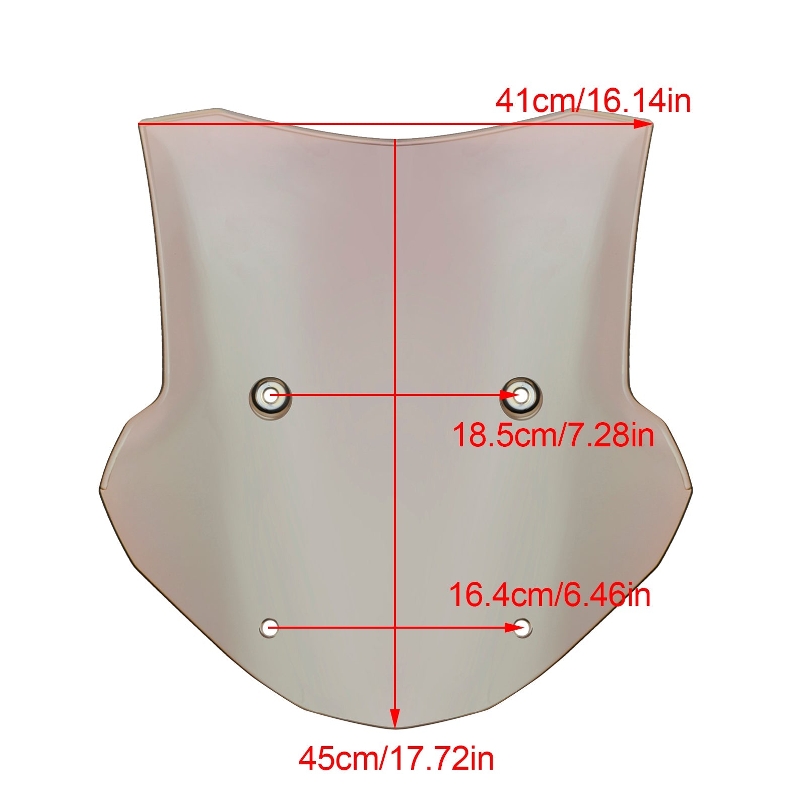 BMW S1000XR 2020-2024 Vetrobransko steklo vetrobranskega stekla vetrobranskega stekla