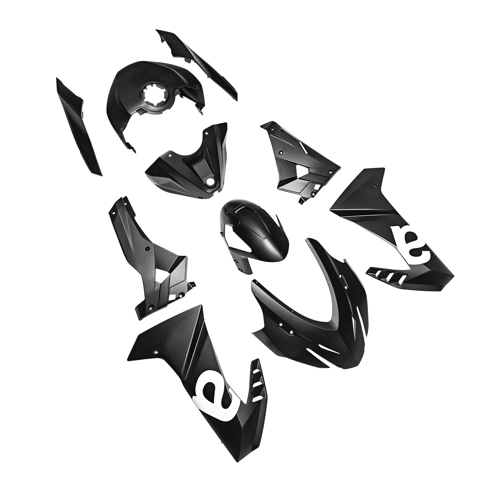 Kit di carrozzeria in plastica ABS iniettato per Aprilia RS457 2024-2025 04#