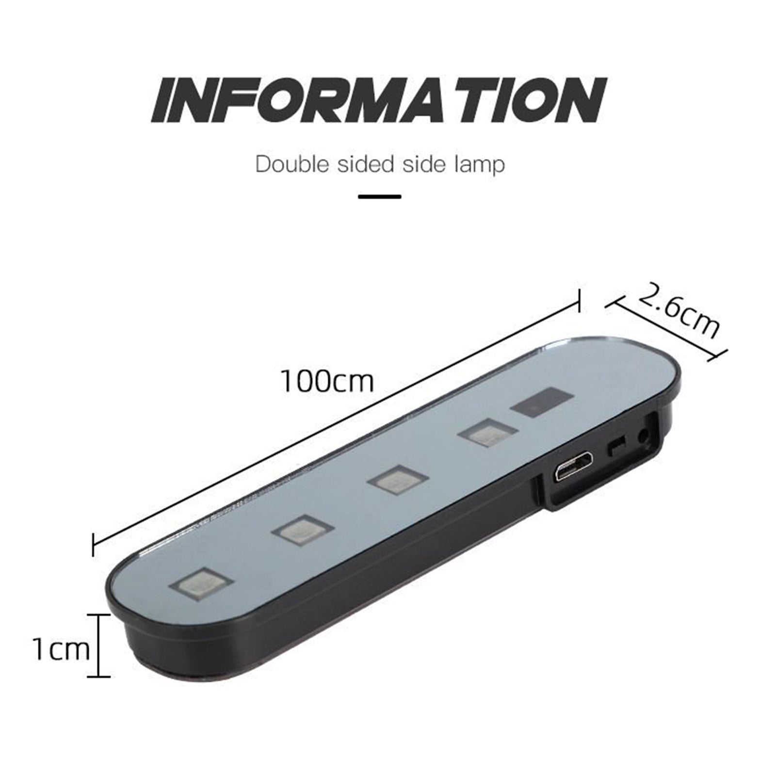 Lot de 4 feux de sécurité pour portière de voiture, clignotants, à détection automatique