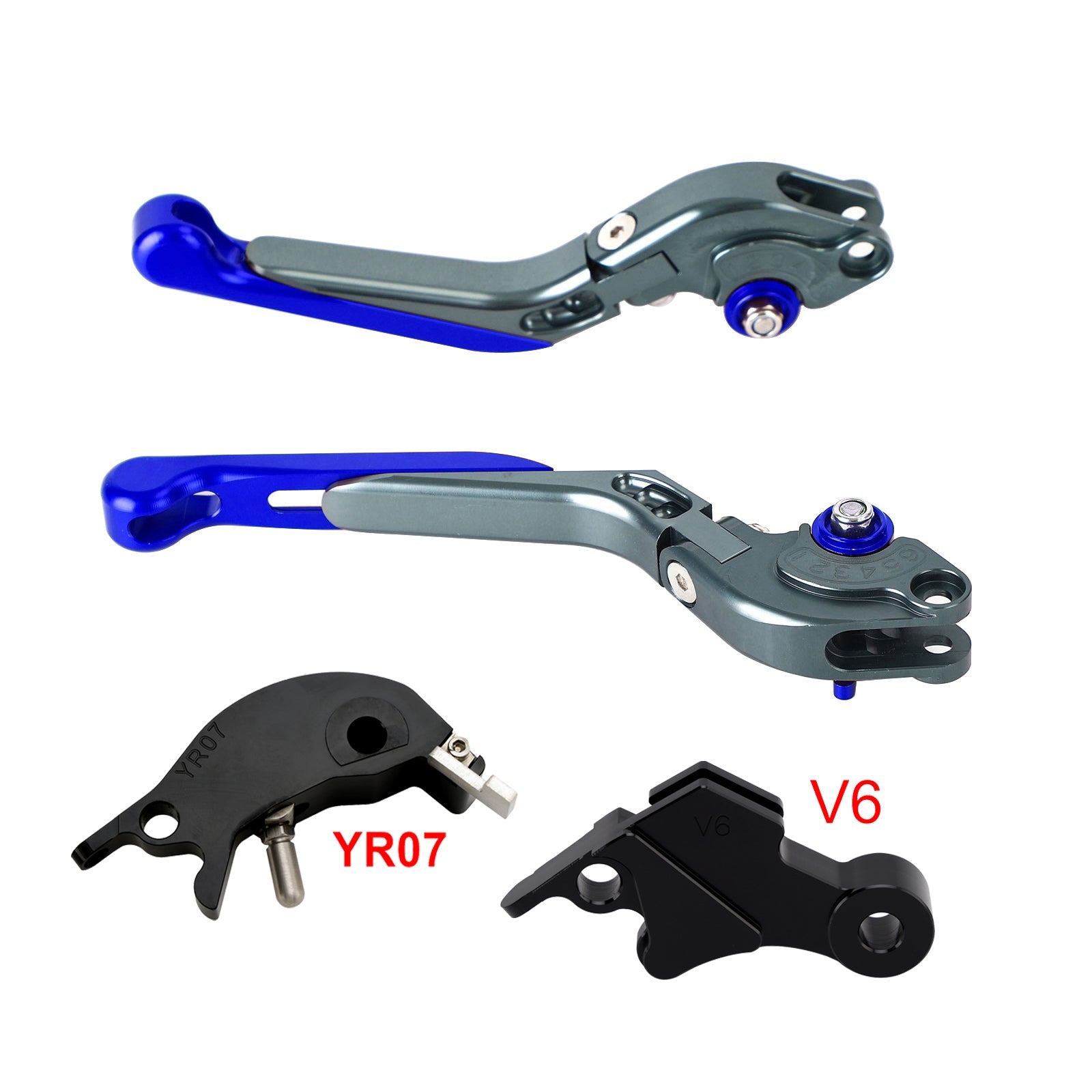 Levier de frein et d'embrayage réglable compatible avec YAMAHA XSR900 XSR900GP MT-09 2024-2025