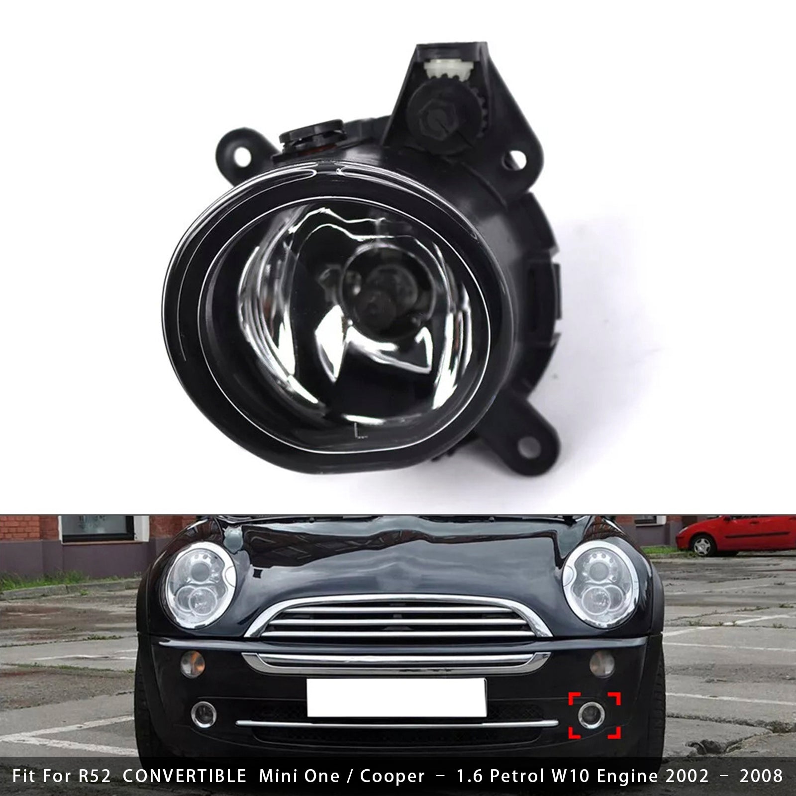 Fire Fogger prima a sinistra per Mini Cooper One R50 R52 R53 63176925049
