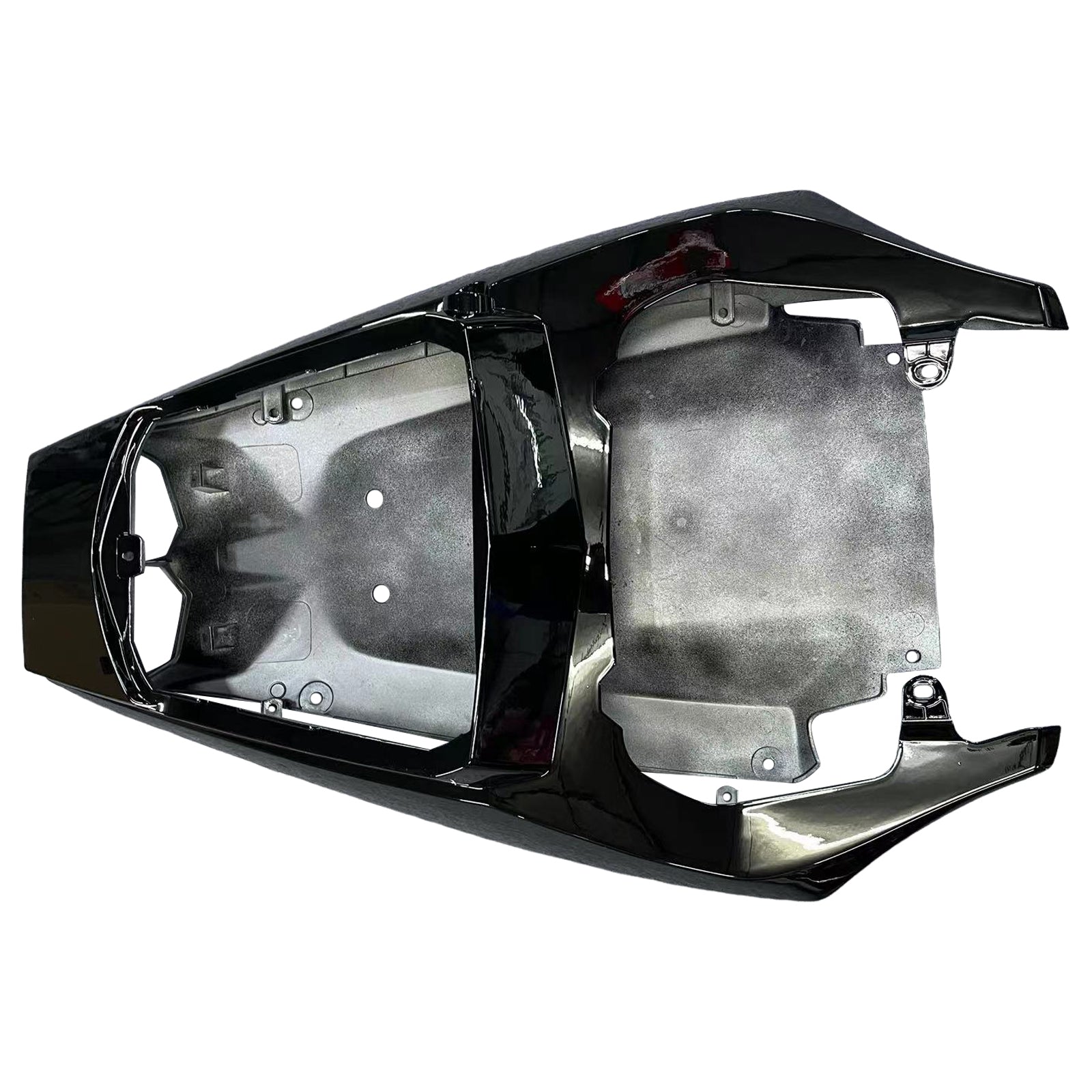 Kit carena in plastica ad iniezione nero lucido con bullone adatto per YAMAHA 2005 YZF R6