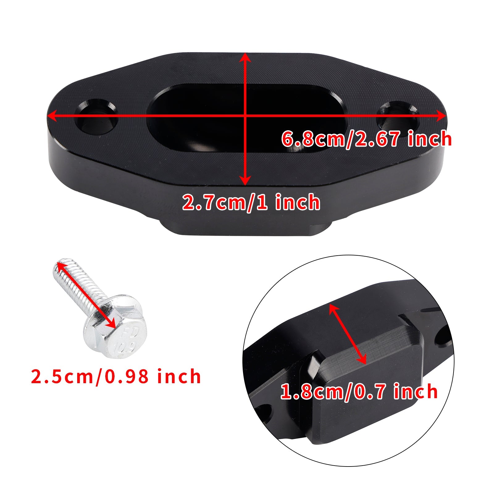 Couvercle de dérivation du refroidisseur d'huile (sans ports de capteur) pour moteur LS Gen III et IV
