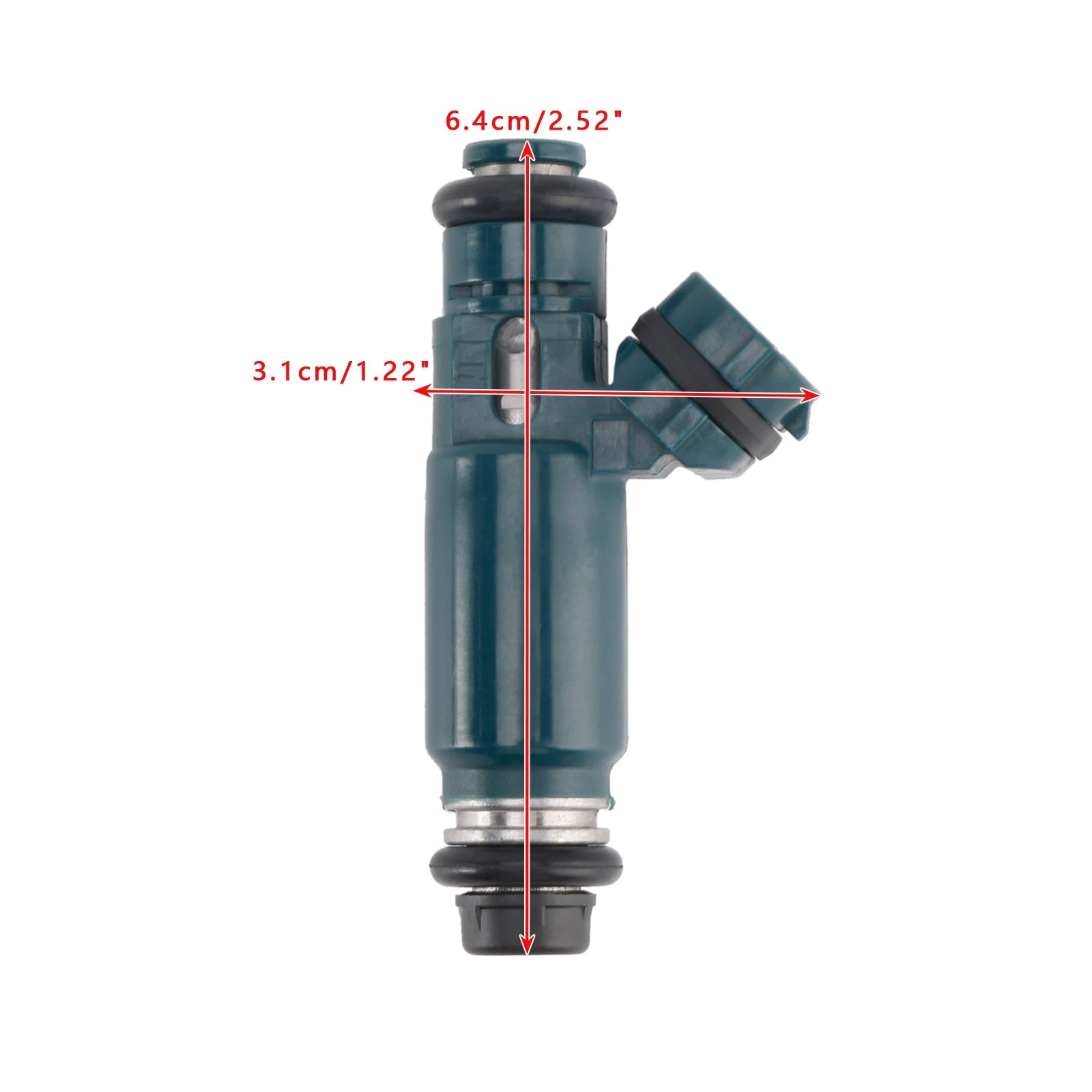 Iniettore di carburante a 4 pezzi 195500-4390 per Nissan Altima Sentra 2,5 L 2002-2006