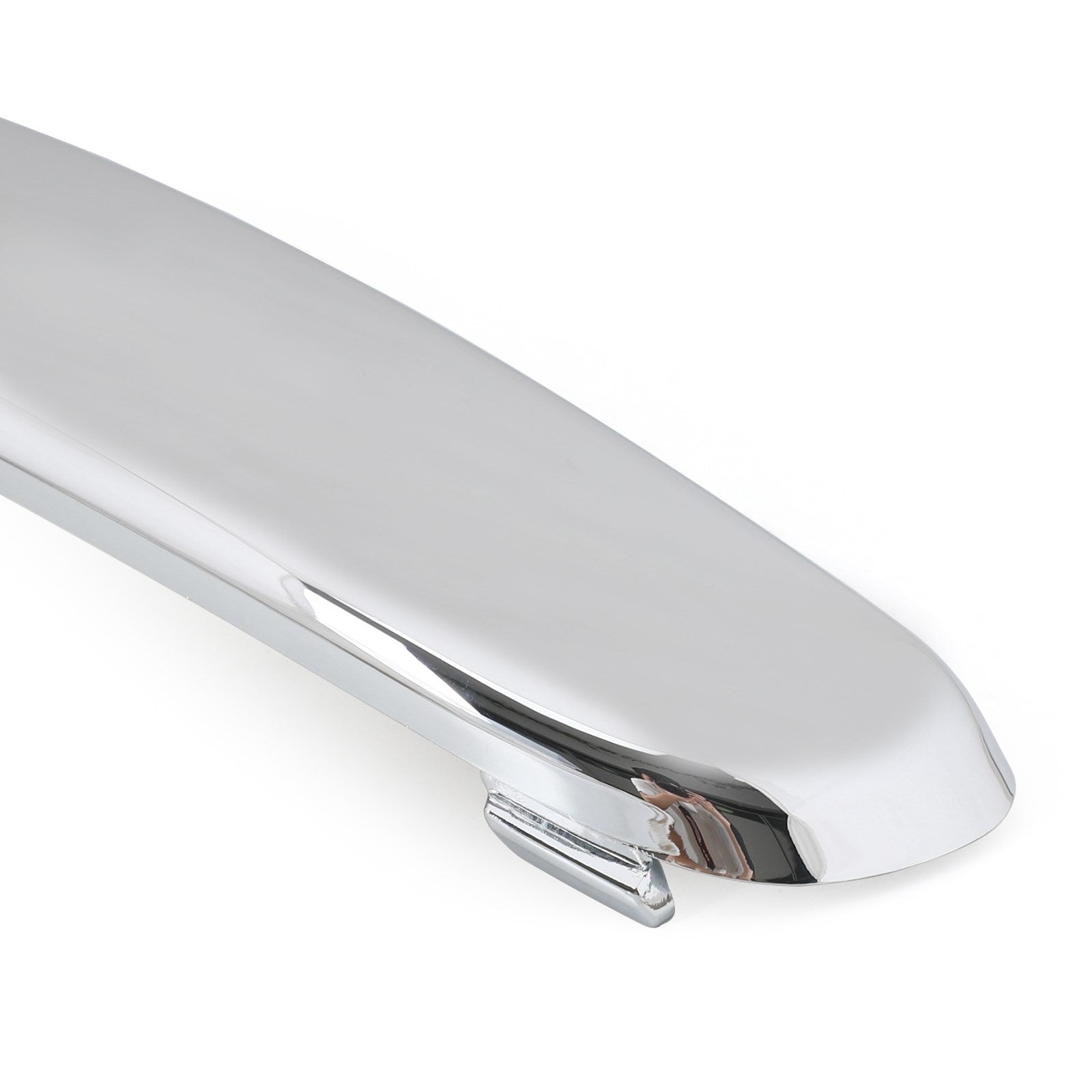 Chrome Wright Frontal Tampon Réduction Moulding Trim Pour Fiat 500 07-15