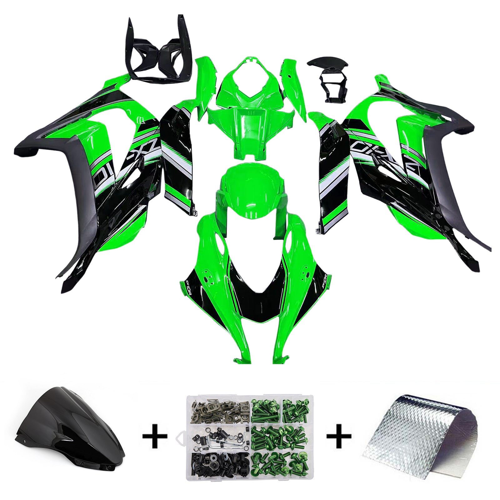 Kit di carenatura in plastica ABS per Kawasaki ZX10R 2016-2020