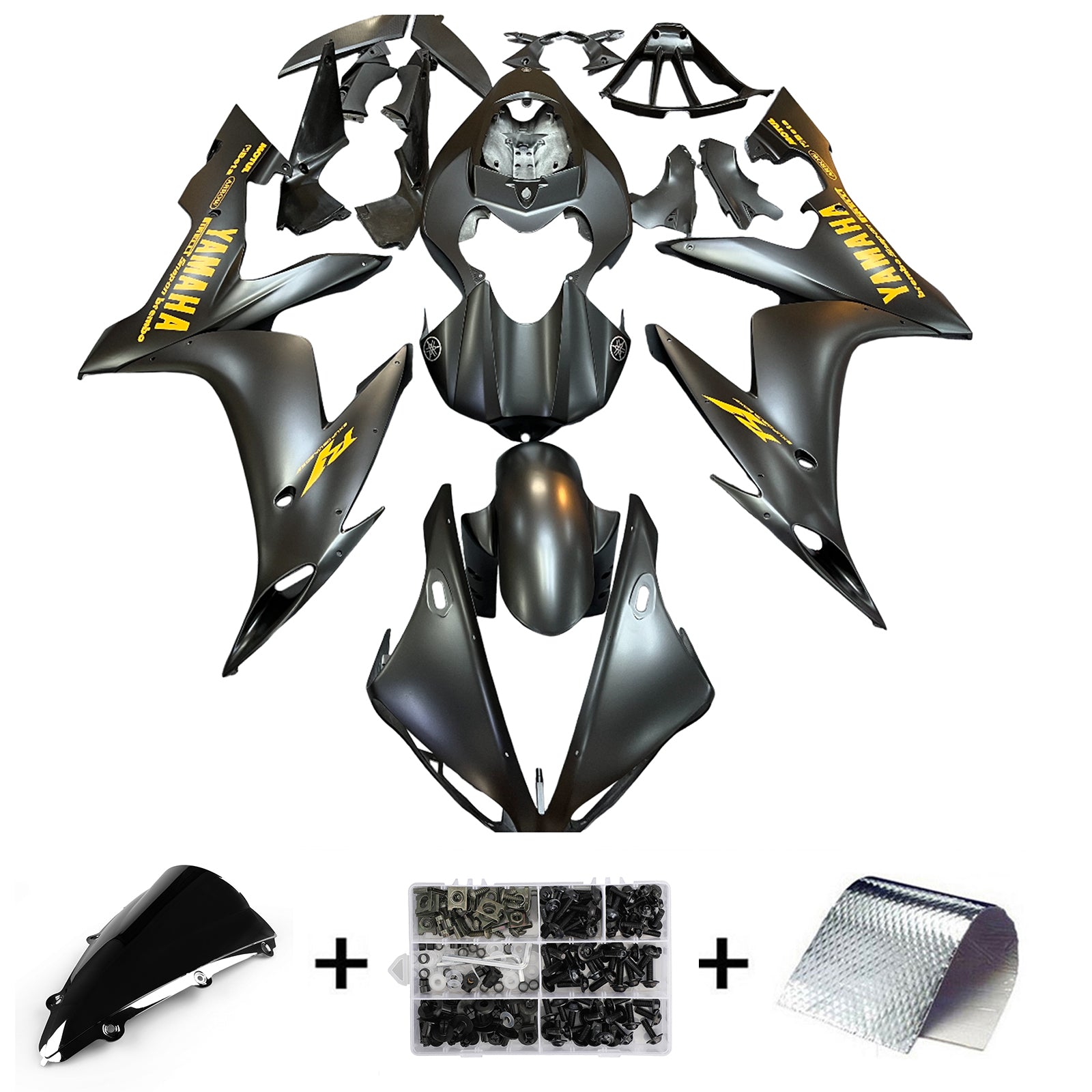 Injection Fairing Kit Bodywork Plastic ABS fit For Yamaha YZF 1000 R1 2004-2006