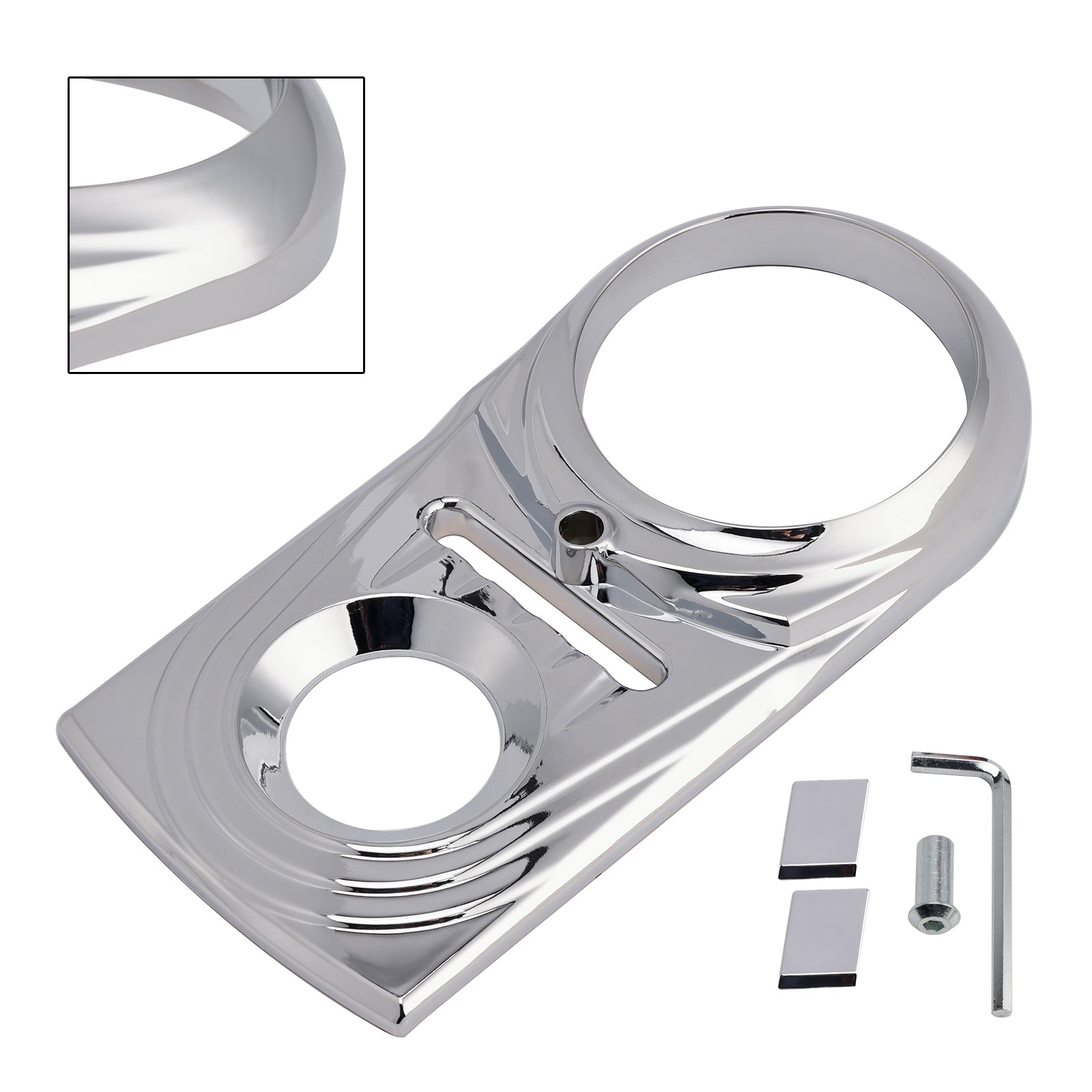 Cache de tableau de bord pour réservoir d'essence de Softail FLSTC FXST Street Glide