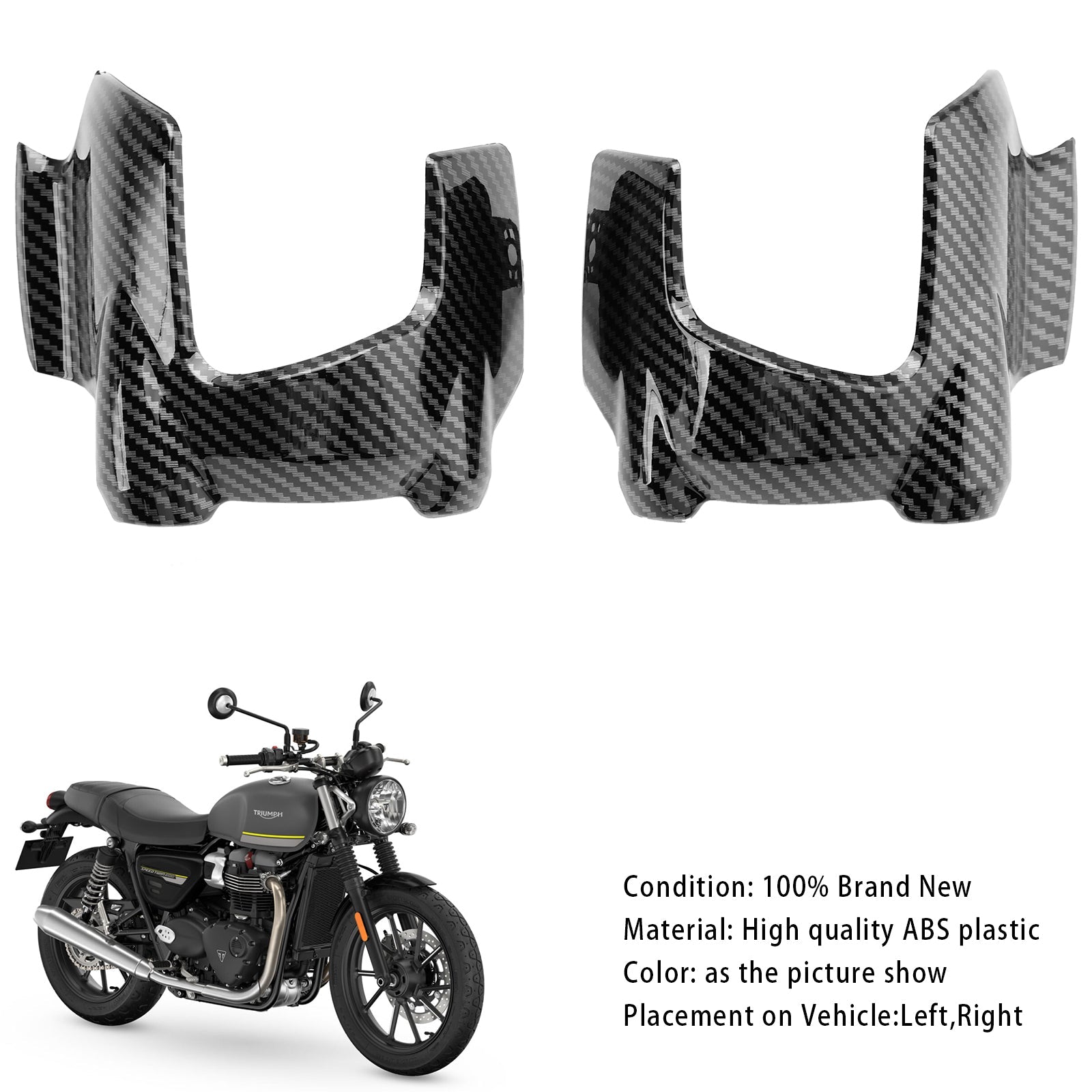 Panneau de carénage latéral de réservoir Speed Twin 900 2023-2024
