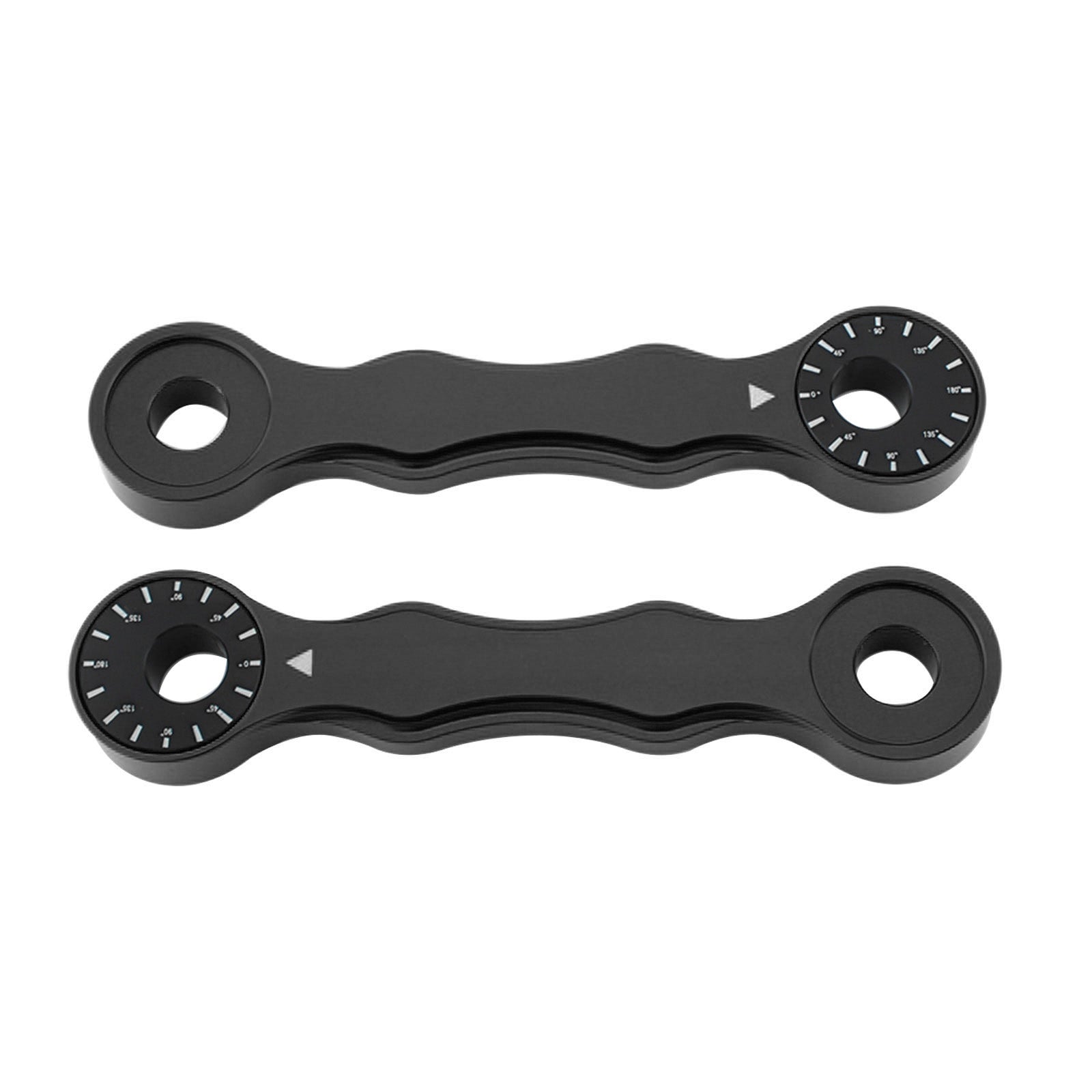 Kit di collegamento abbassamento regolabile per Suzuki DRZ400/E/S/SM 00-17 RM125/200 96-00 Nero