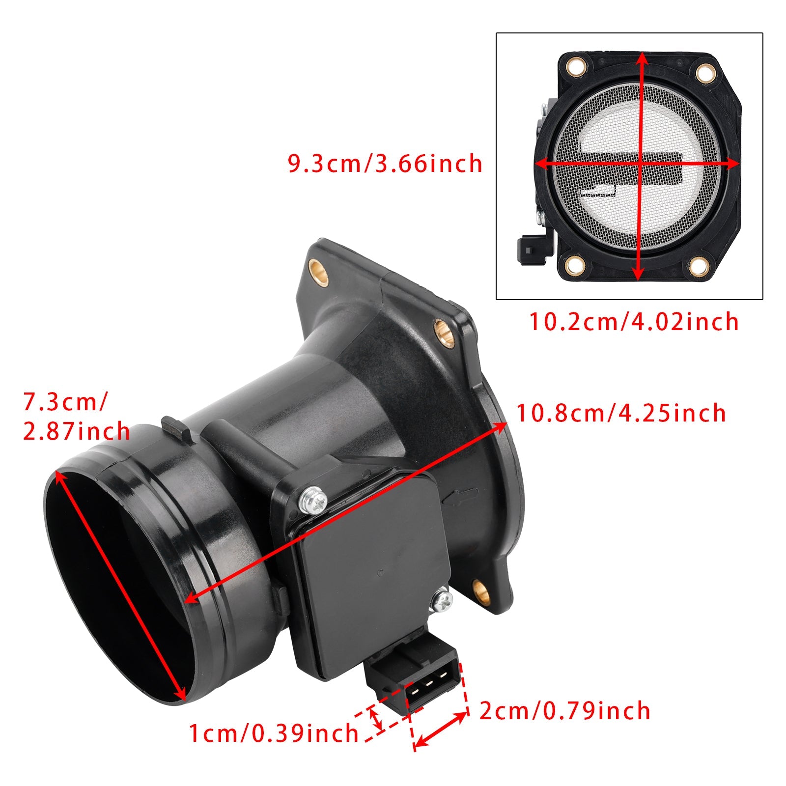 Senzor merilnika pretoka d'zračna masa za Audi A4 B5 A6 C5 VW Passat 3B 1.8L 058133471