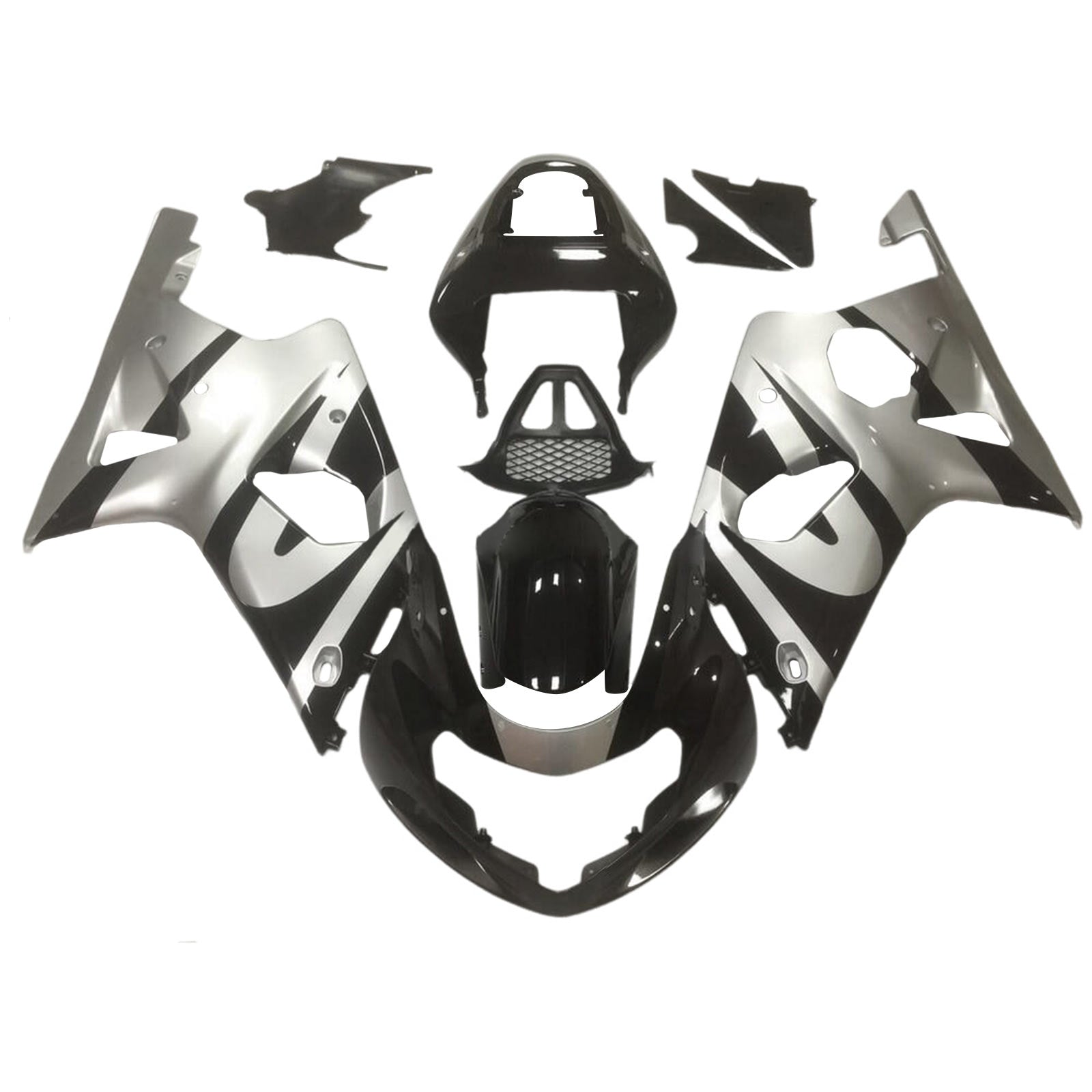 Amotopart Suzuki GSXR1000 2000-2002 K1 K2 ABS kunststof carrosseriekuipset