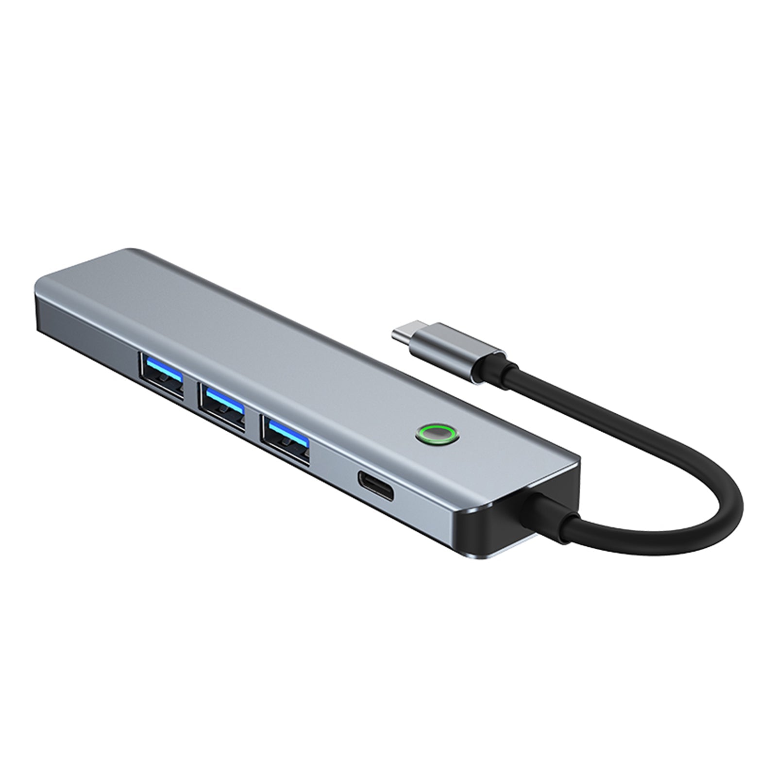 Adaptador de concentrador de interfaz 5 en 1 TYPE-C USB3.0 HDMI PD100W para MacBook iPad Pro