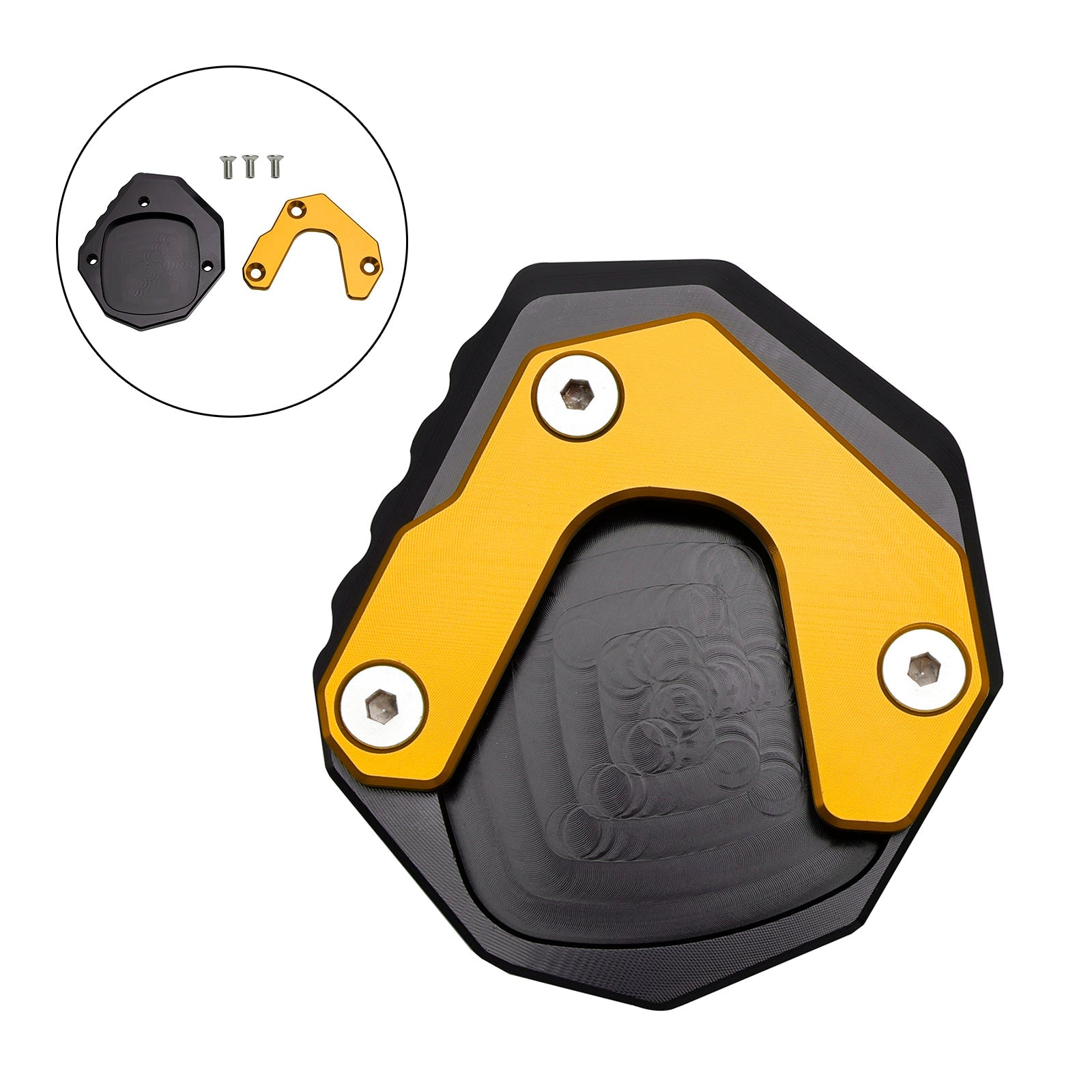 Plaque d'agrandissement de béquille 2023-2024 adaptée à Honda XL 750 Transalp CB750 Hornet