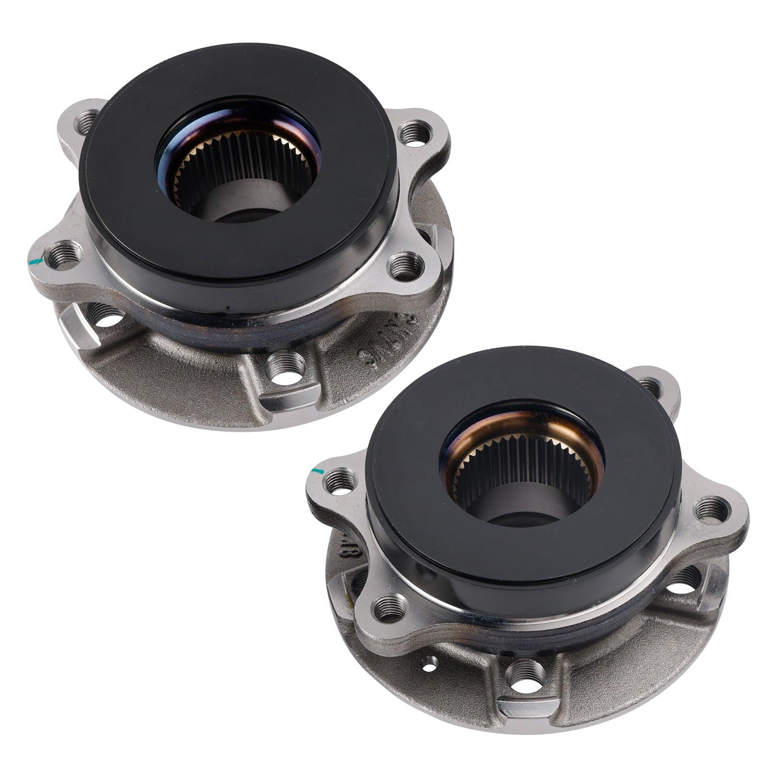 Komplet 2 prirobnic pesta sprednjega kolesa + ležaji + vijaki za Audi A4 8K, A6 C7, A5 8T, A8 4H in Q5 (referenca 4H0498625D).