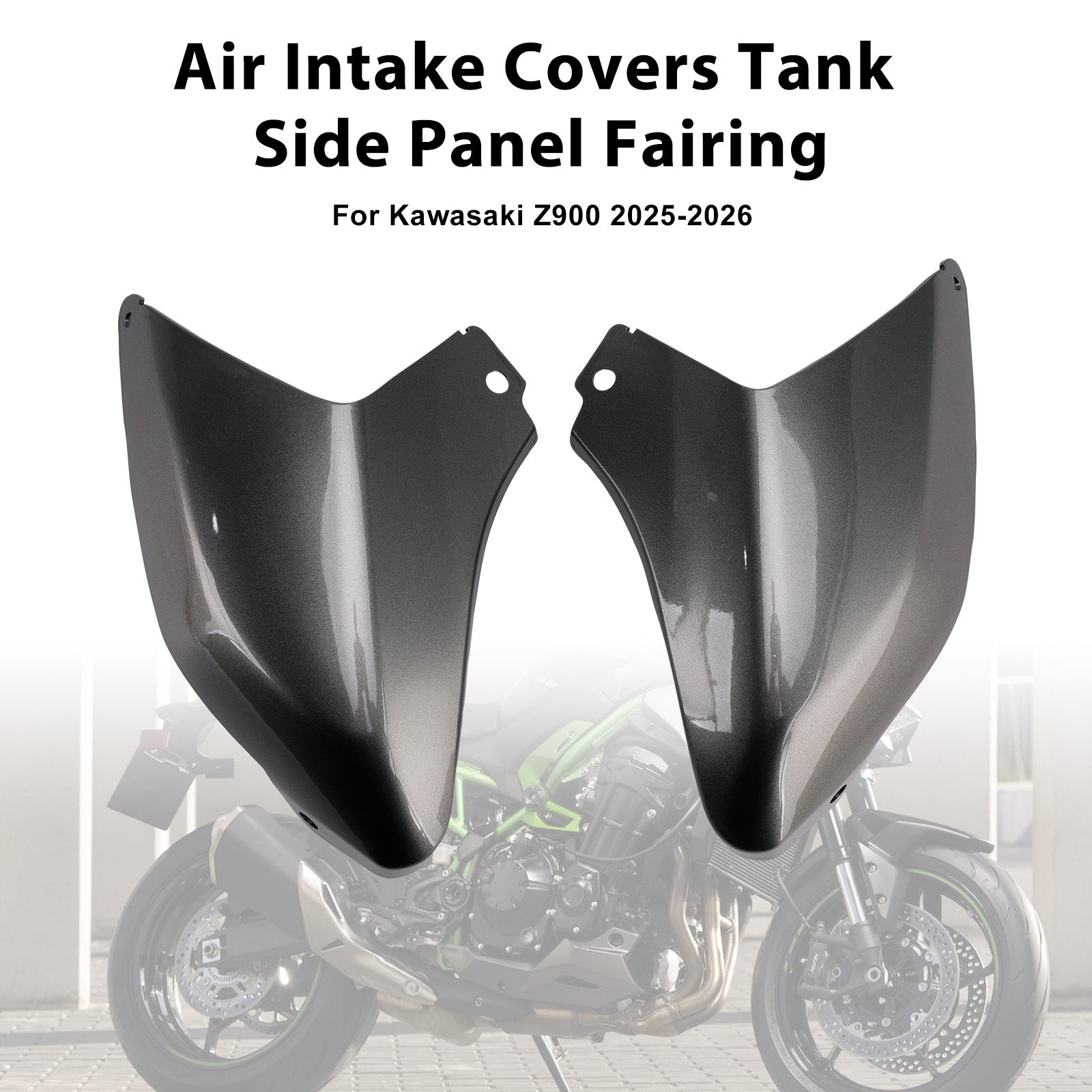 Caches d'admission d'air, carénage latéral du réservoir pour Kawasaki Z900 2025-2026