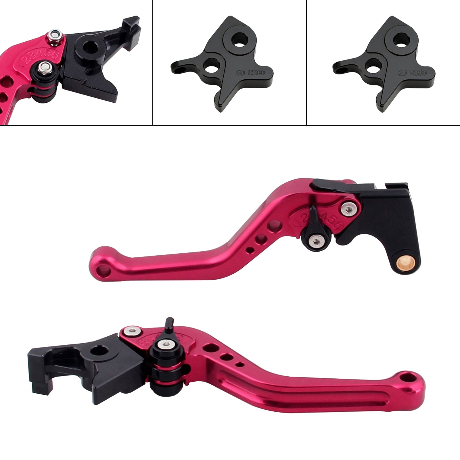 Palanca de freno y embrague corta para Kymco AK550 2017-2022