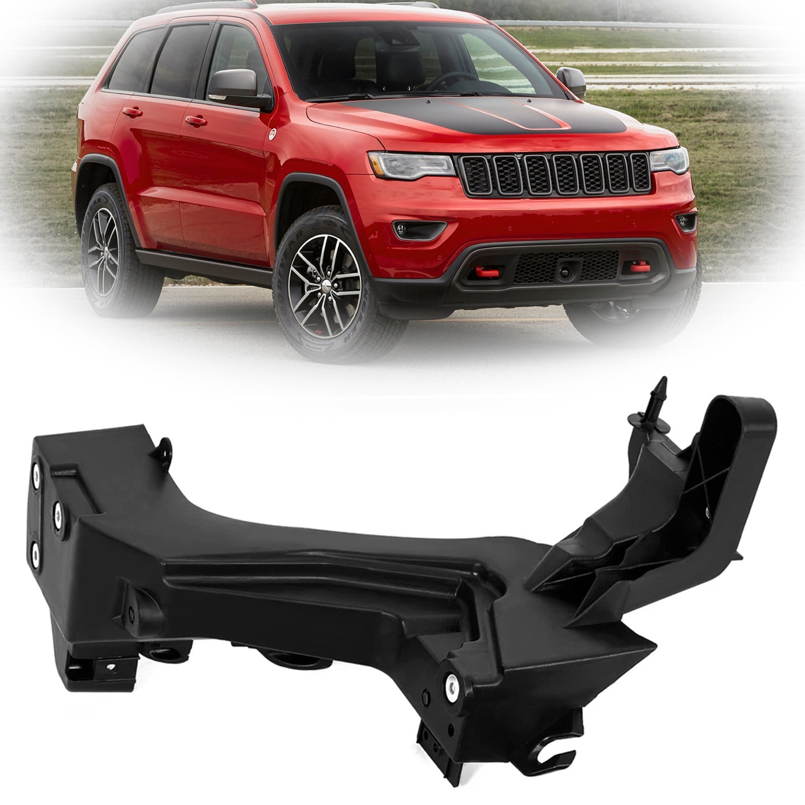 Linker koplampbeugel voor Jeep Grand Cherokee 2014-2021, onderdeelnummer 68223399AA