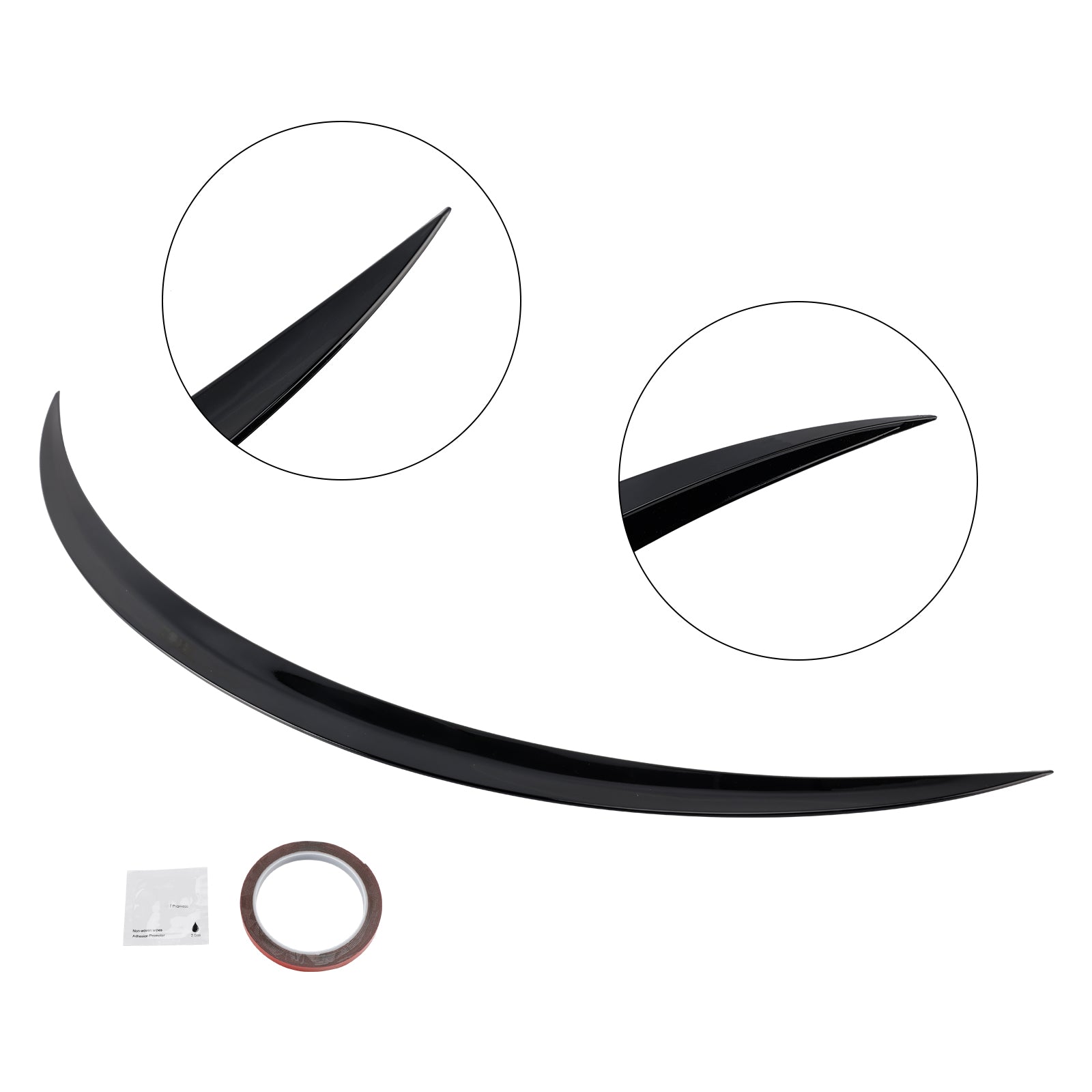 Spoiler posteriore nero lucido per Mercedes-Benz Classe E C238 W213 Coupé AMG 2016+