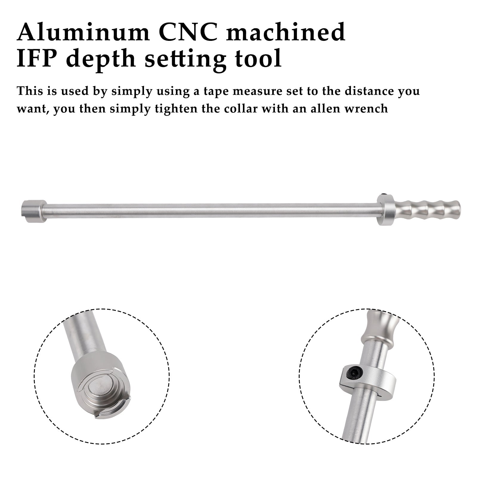 Outil de réglage/retrait de la profondeur du filtre à air intégré (IFP) réglable pour amortisseur Fox Podium 2.0 RZR Turbo X3