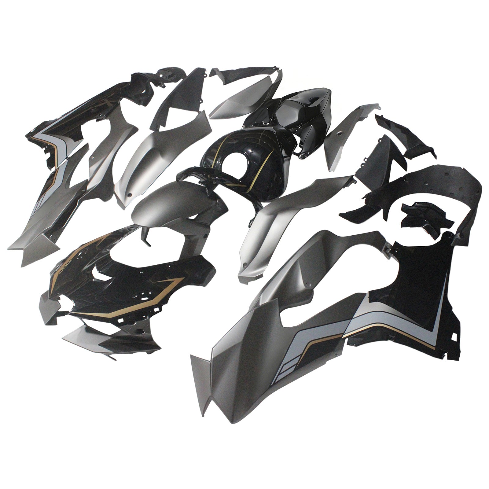 Kit carena iniettata in plastica ABS compatibile con Kawasaki ZX-10R ZX-10RR 2021-2025