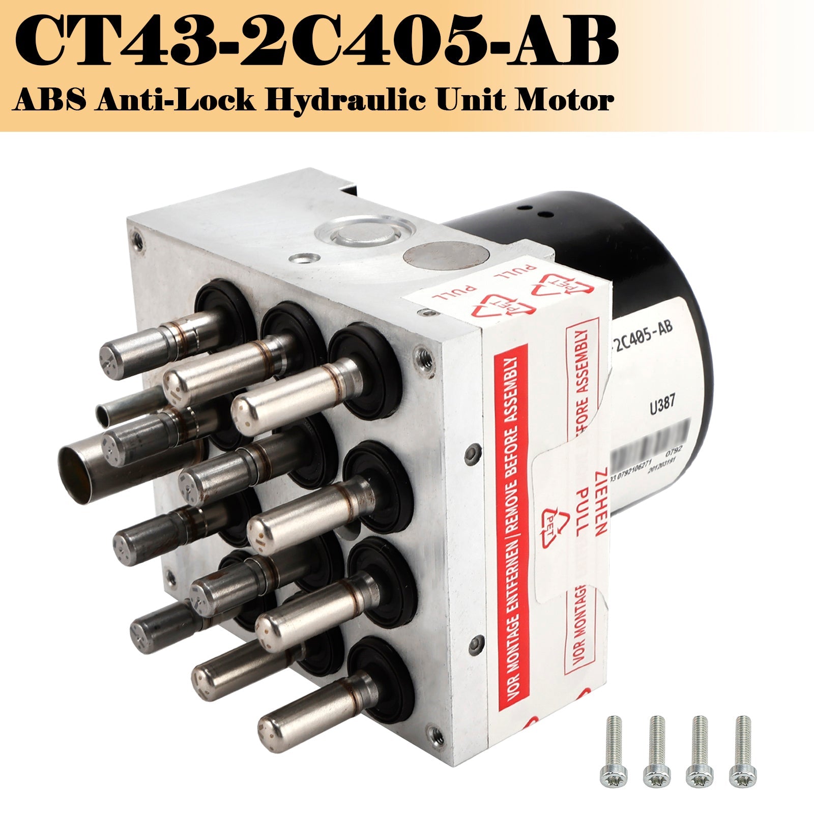 Silnik hydrauliczny ABS dla Lincoln MKX 2011-2013 CT43-2C405-AB CT43-2C405-AC