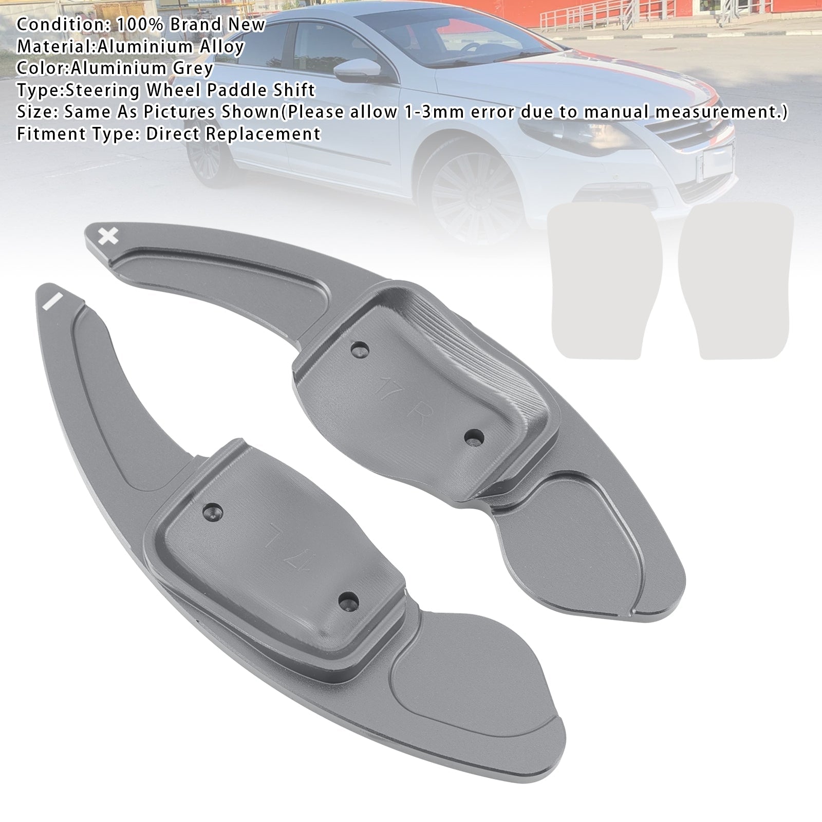 Verlenging van snelheidsverandering pallets achter het wiel voor stoel VW Scirocco