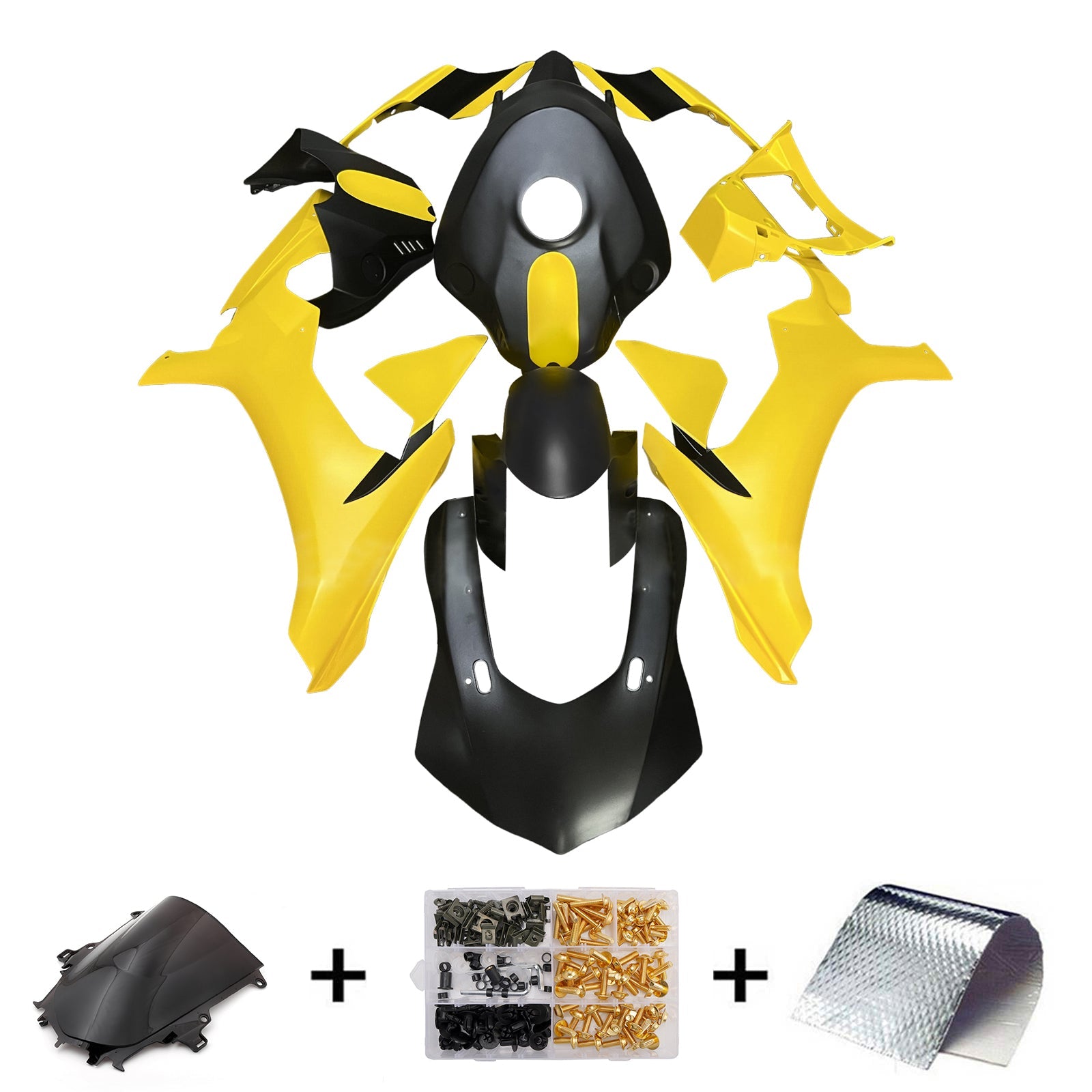 Kit carenatura iniettata in plastica ABS per Yamaha YZFR1 YZF-R1 2015-2019