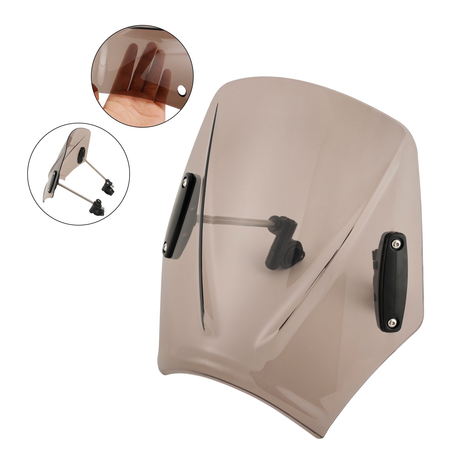 Moto con manubrio 22 mm/7/8 "Vidone del parabrezza universale