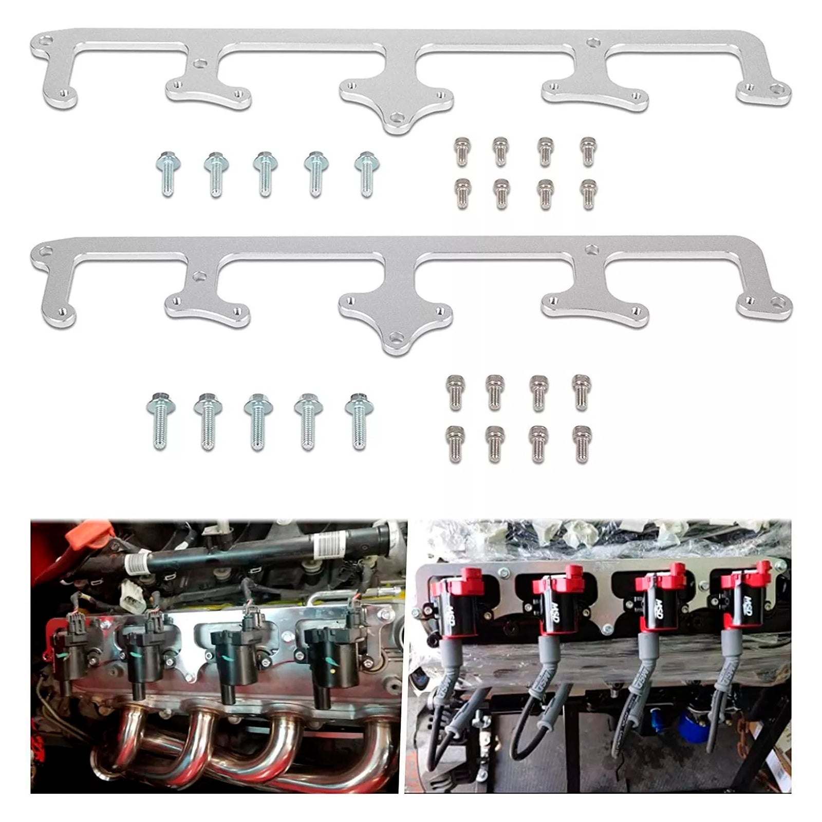 Supports de bobine de boulon latéral de camion 5.3L LS, couvercle de soupape de montage 19005218 D585 LSX Swap