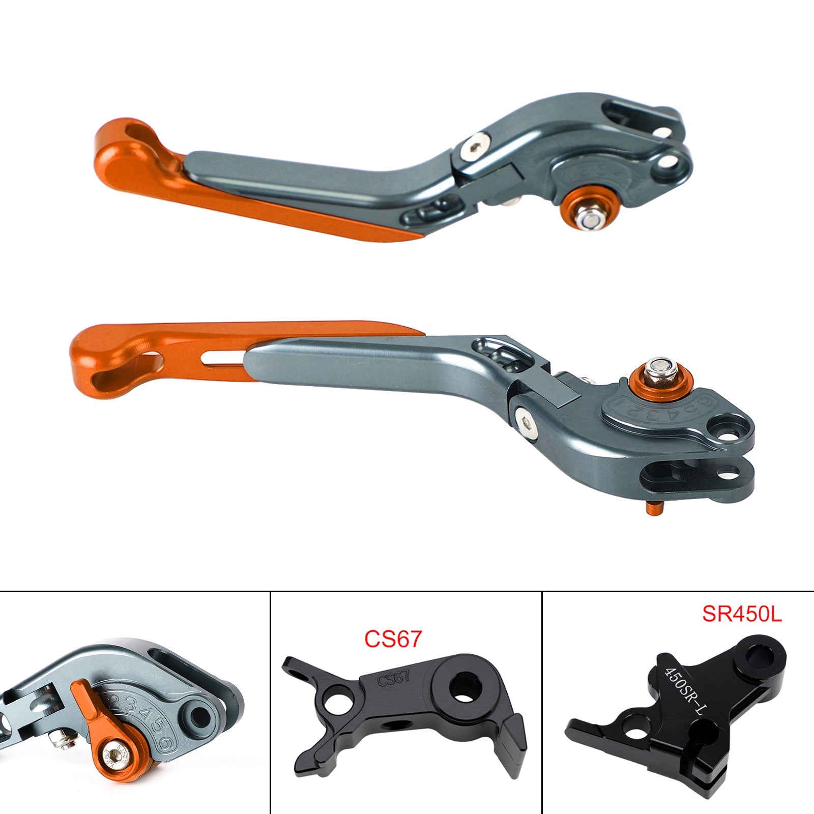 Levier de frein et d'embrayage réglable compatible avec VOGE DS900X 900DSX 2024-2026