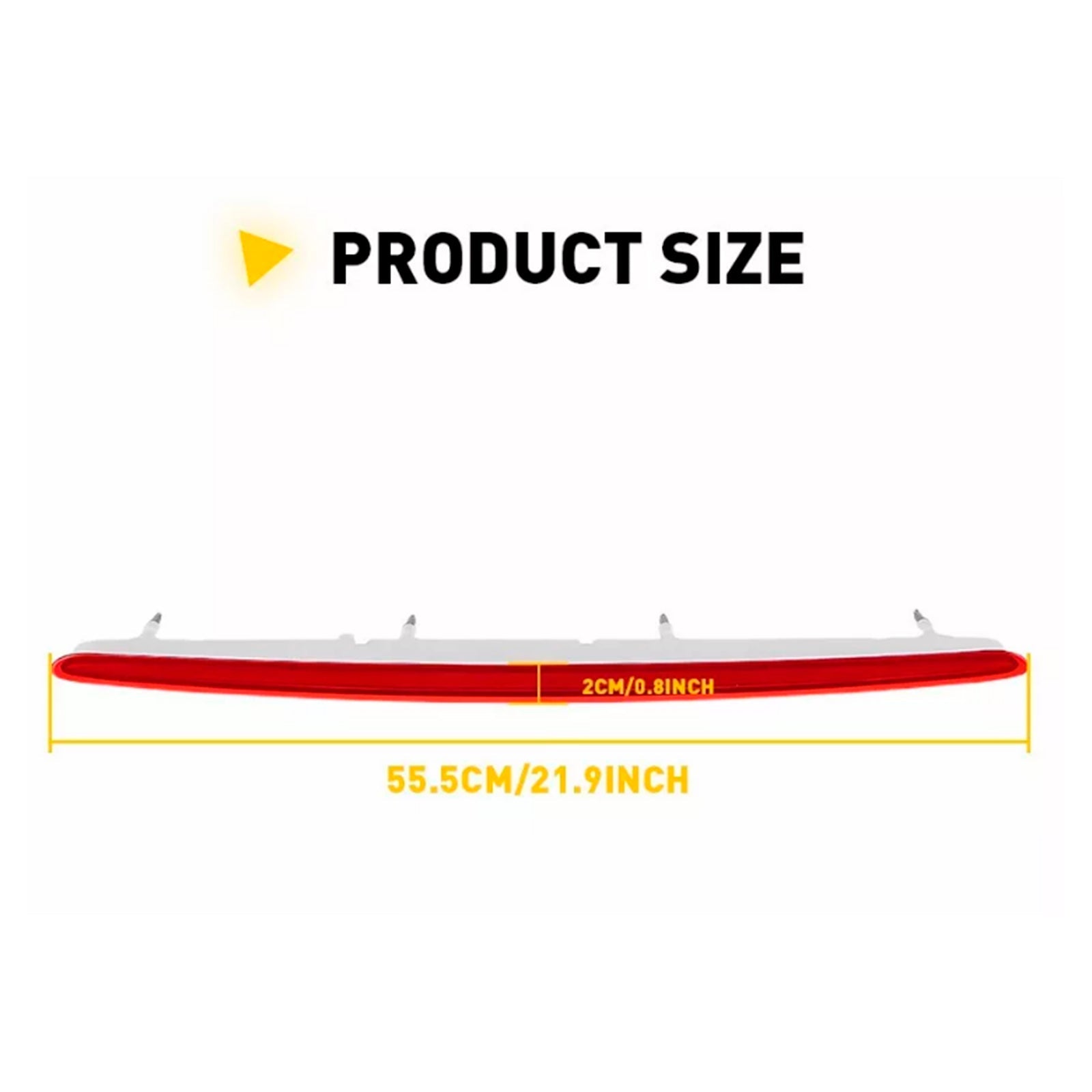 Troisième feu stop rouge 63257164978 pour BMW Série 1 128i 135i M E82 E88