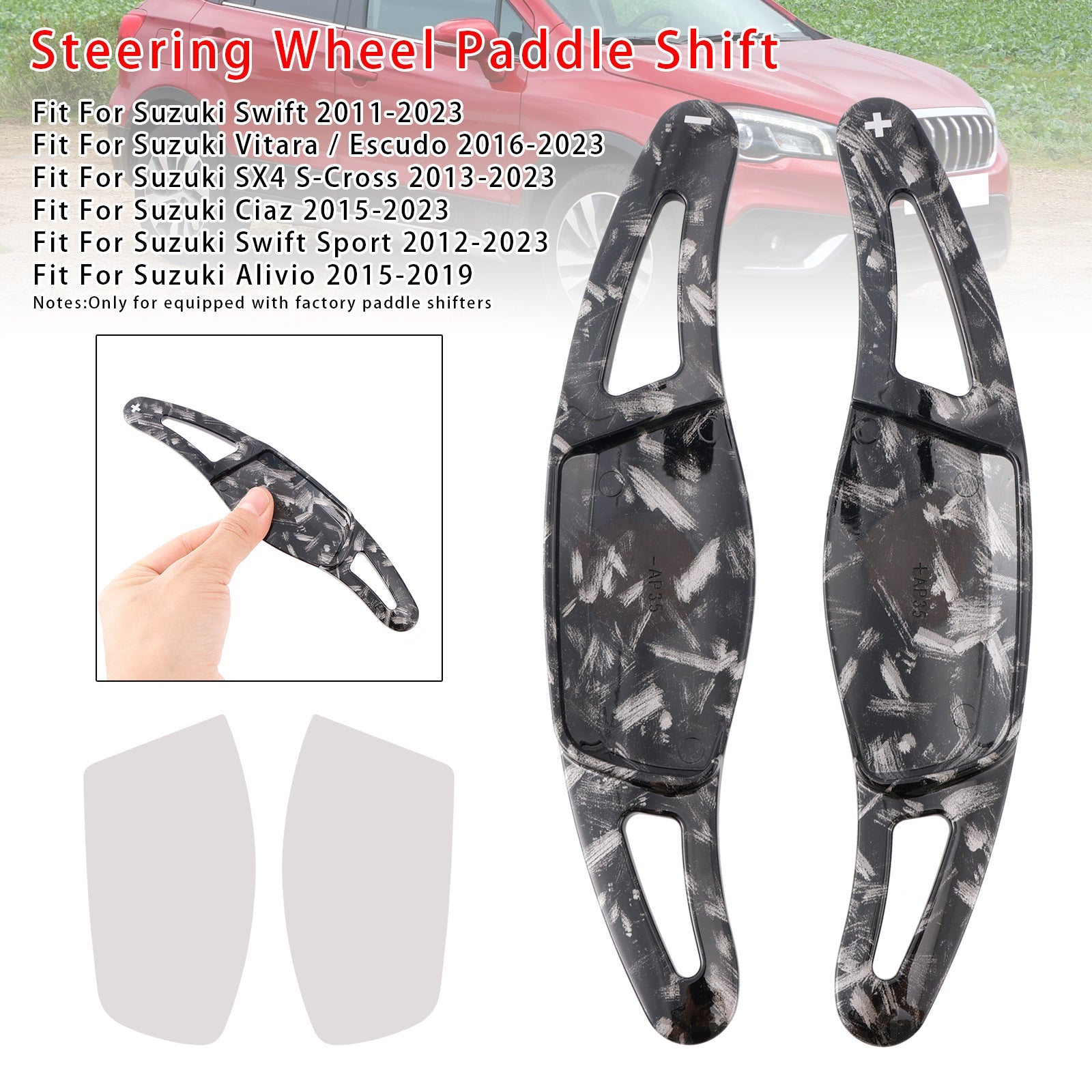 Uitbreiding van versnellingsverandering Pallets rijden voor Suzuki Swift Vitara