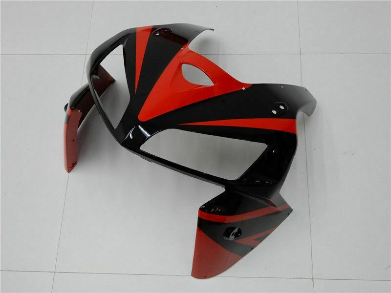 Kit de carénage en plastique ABS noir et rouge pour Honda CBR600RR 2005-2006