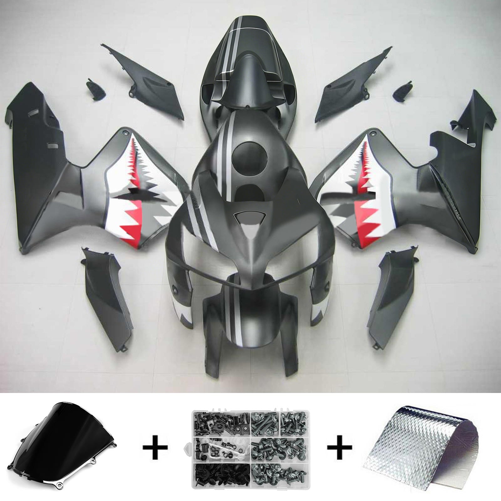 Kit de carénage par injection, carrosserie en plastique ABS pour Honda CBR600RR 2005-2006 F5