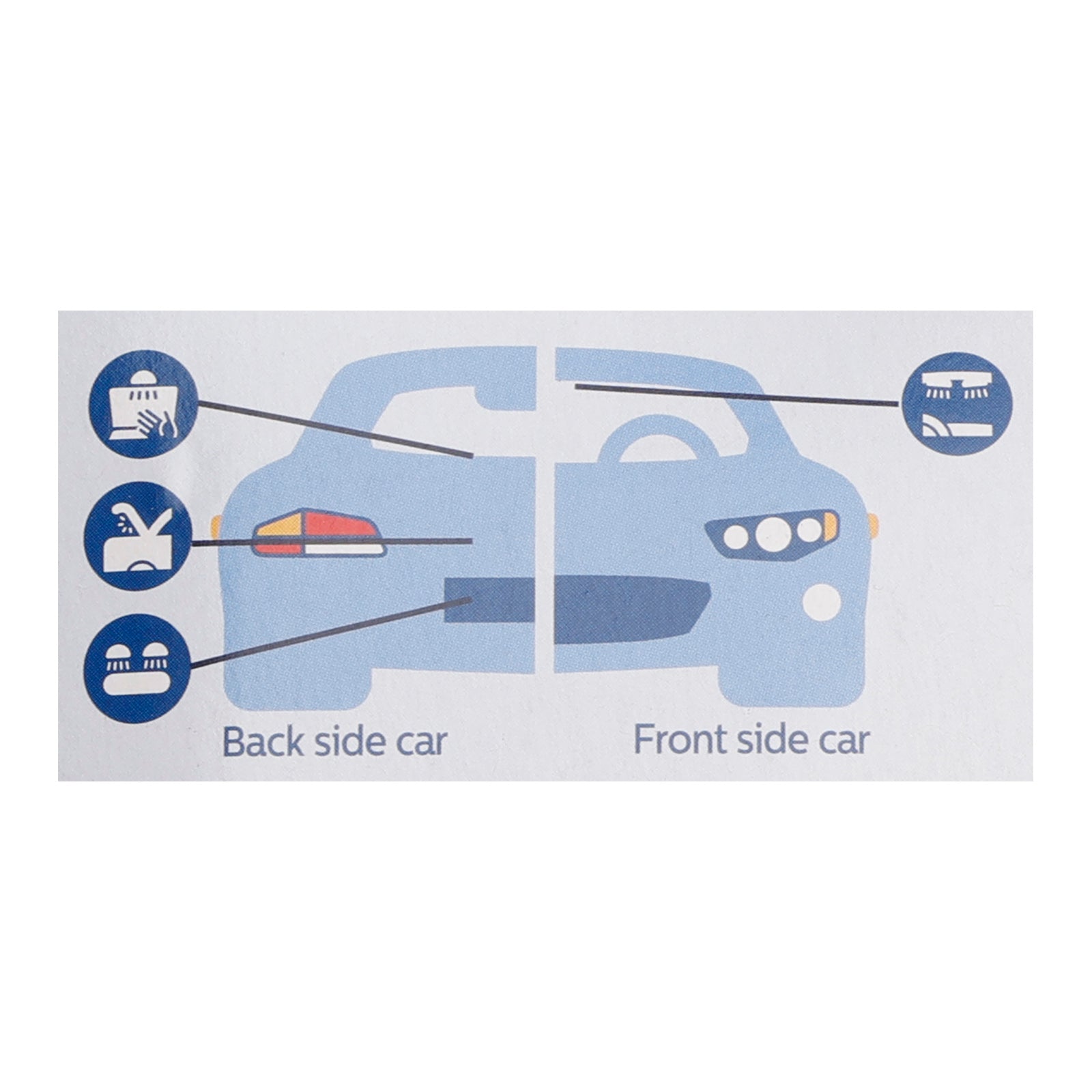 Ultinon Pro3000 30 mm valkoinen LED -majakka 11860 U30CW Philips -autolle