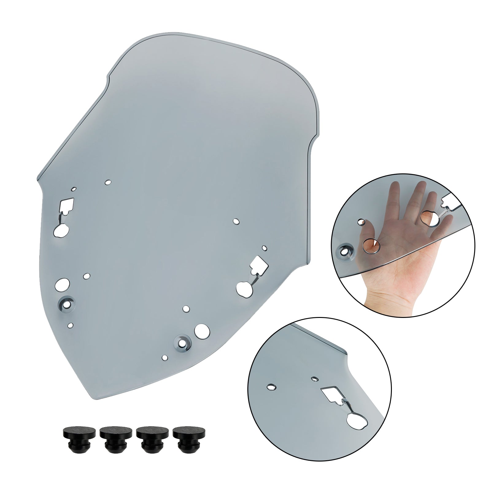 ABS Plastic Zapisz przednią szybę dla Yamaha X-Max 300 2017-2022