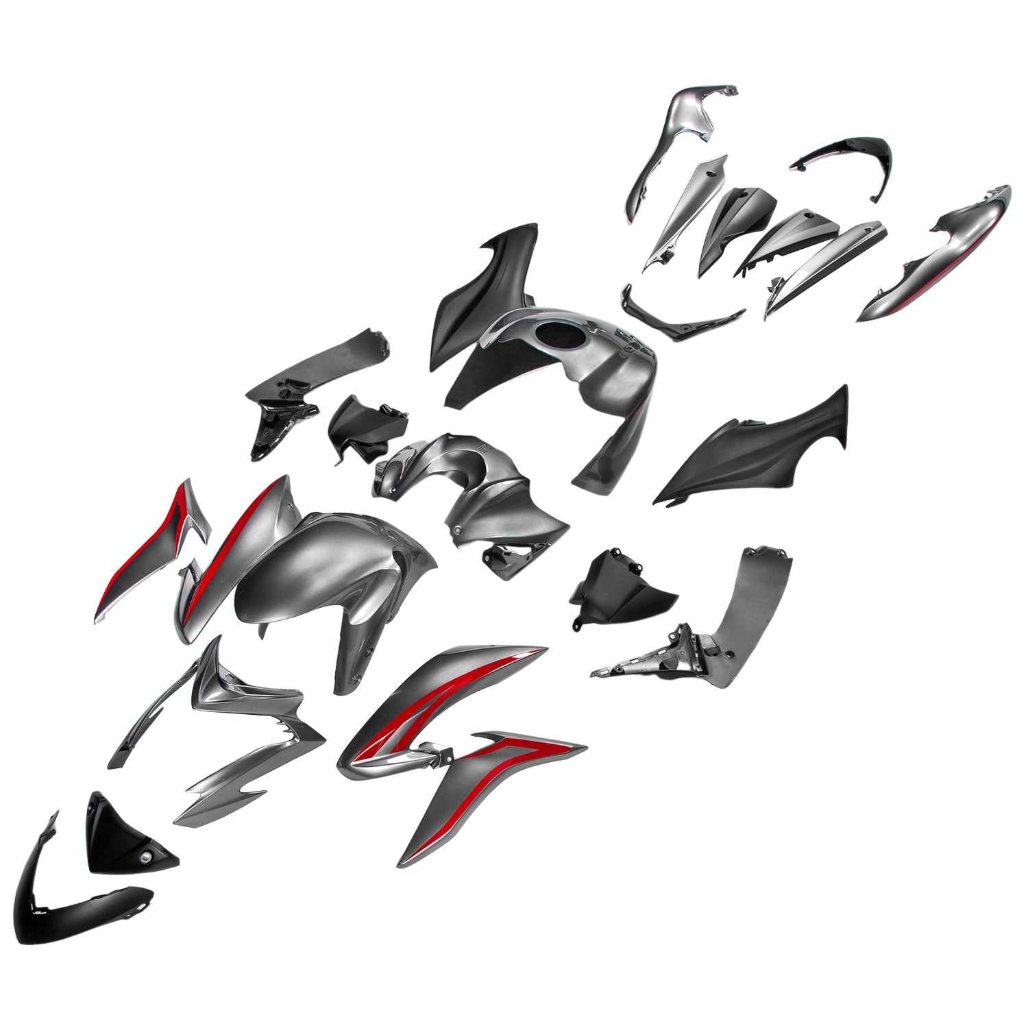 Kit de carénage de carrosserie en plastique injecté pour Suzuki GSX-S 1000 2015-2020 12#