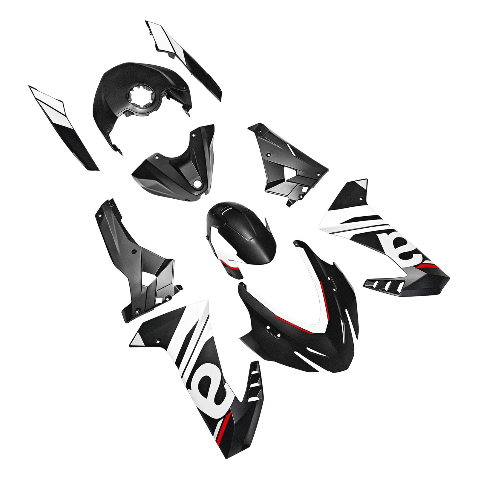 ABS-muovinen korisarja, joka on injektoitu Aprilia RS457 2024-2025 08#