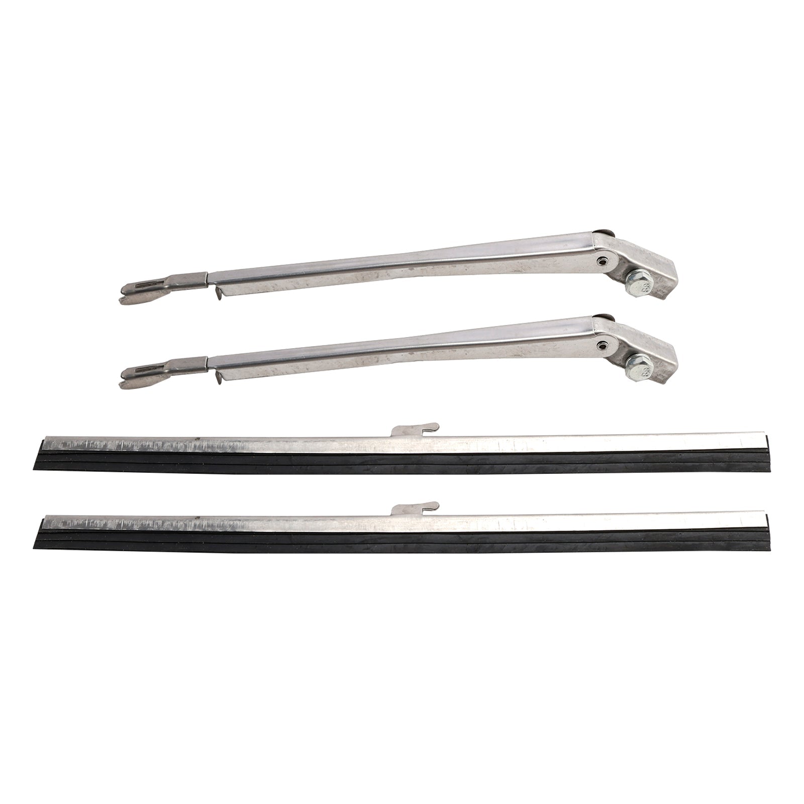 Coppia di tergicristalli in acciaio inossidabile per Jeep e Ford