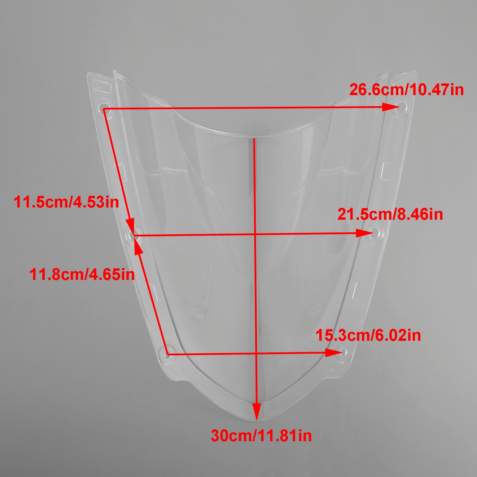 Protezione per parabrezza in ABS Kawasaki Ninja ZX-10R 2021-2022