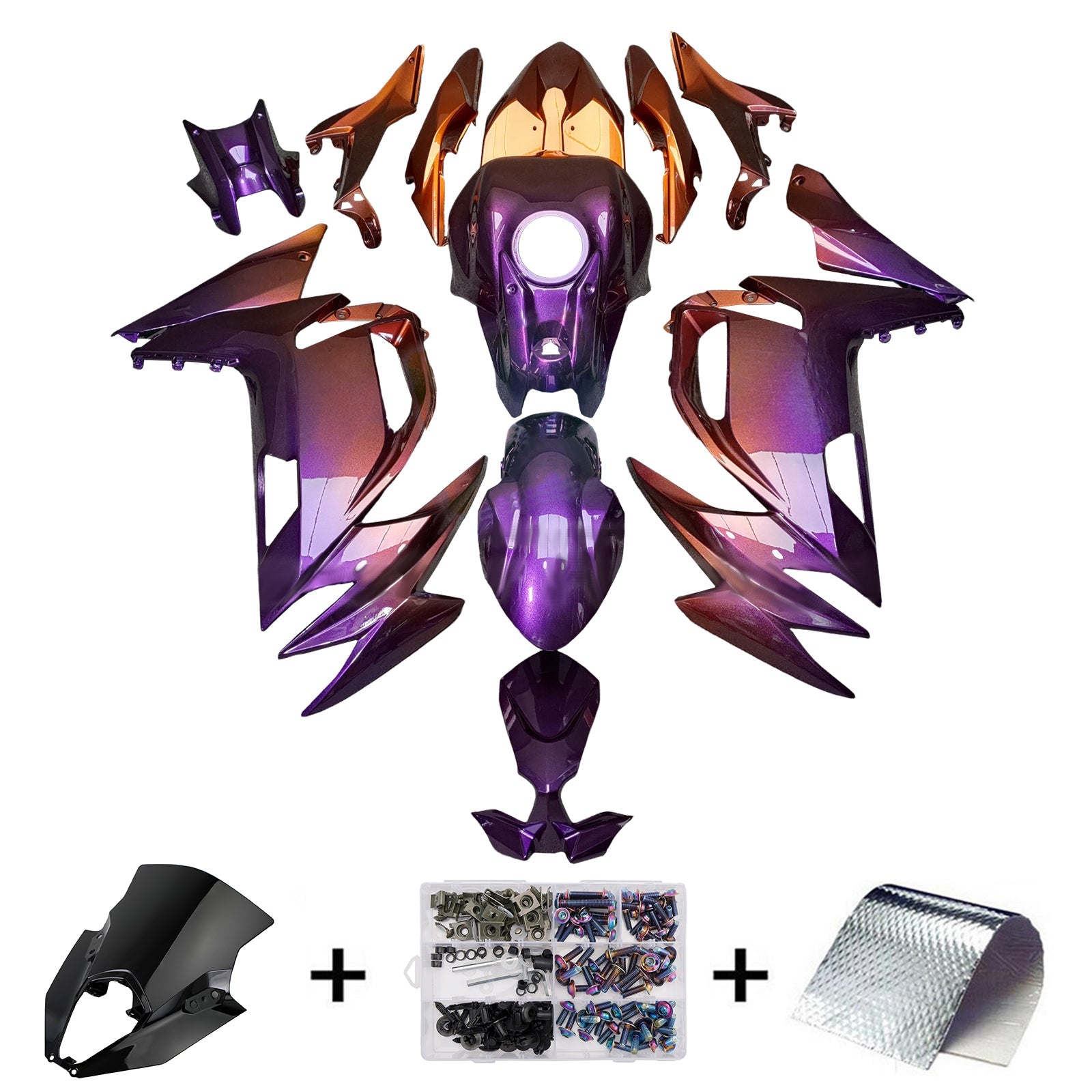 Komplet za injekcijo ABS za Kawasaki ER-6F Ninja650 2020-2025