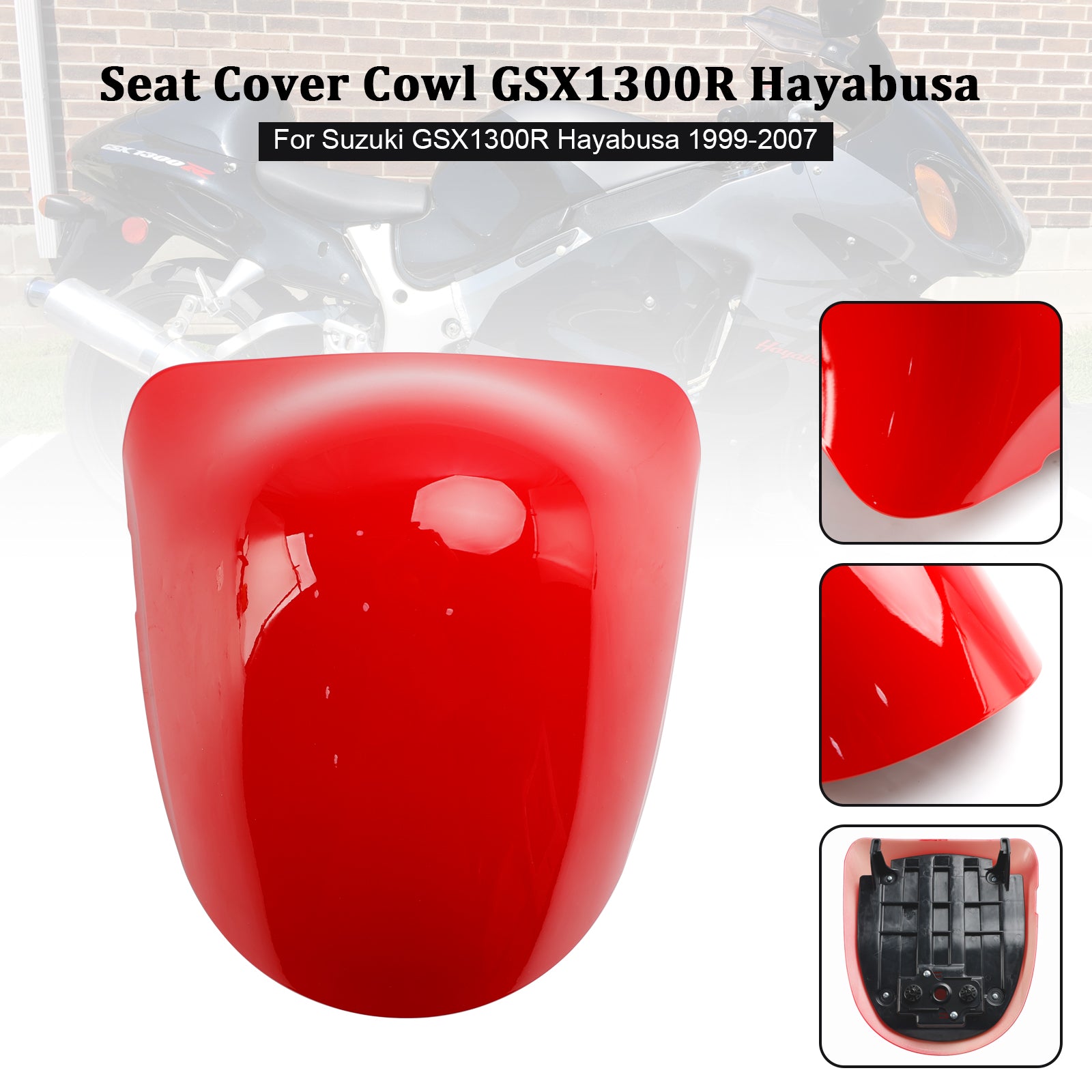 Cubierta del soporte del asiento trasero para Suzuki GSX1300R GSX-R1300 Hayabusa 1999-2007