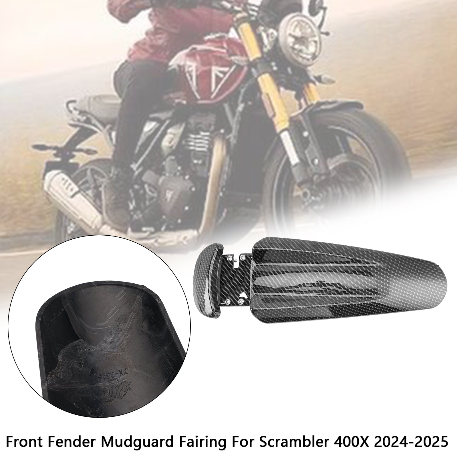Gruppo al burro anteriore per scrambler 400x 2024-2025