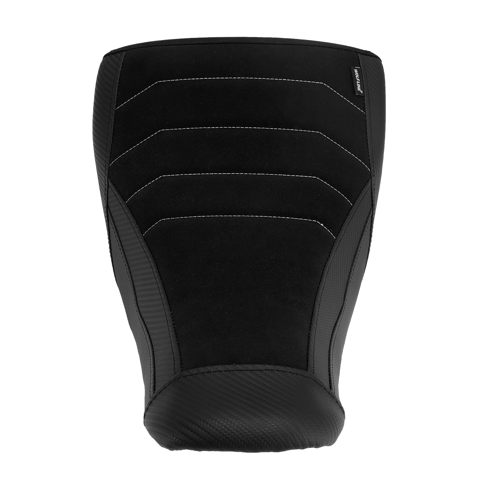 Rdeče-rumen sovoznikov sedež Raider za Suzuki V-Strom DL1050 (2023-2025).